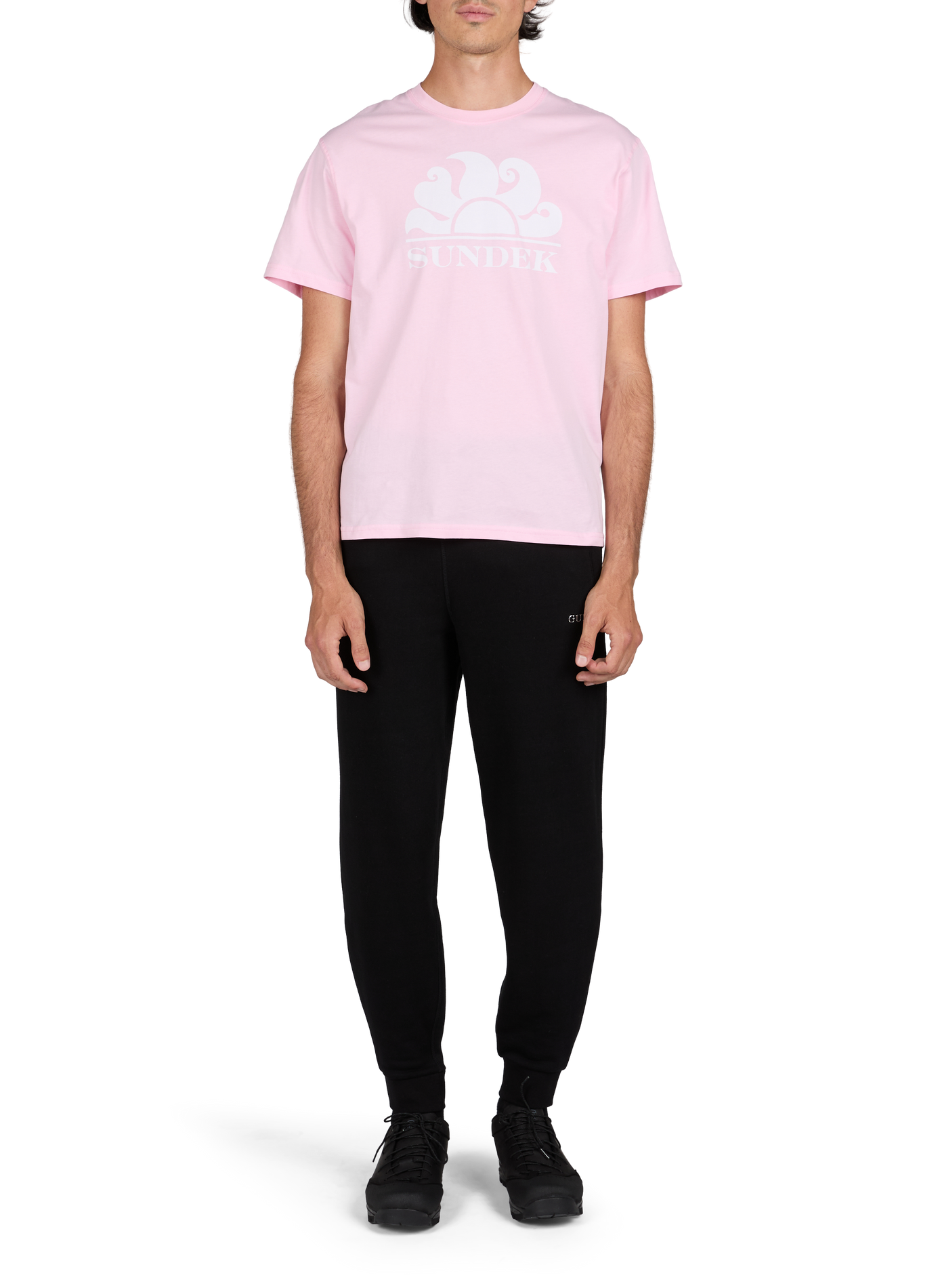 Einheitsjogginghose aus Baumwollmischung GUESS Schwarz