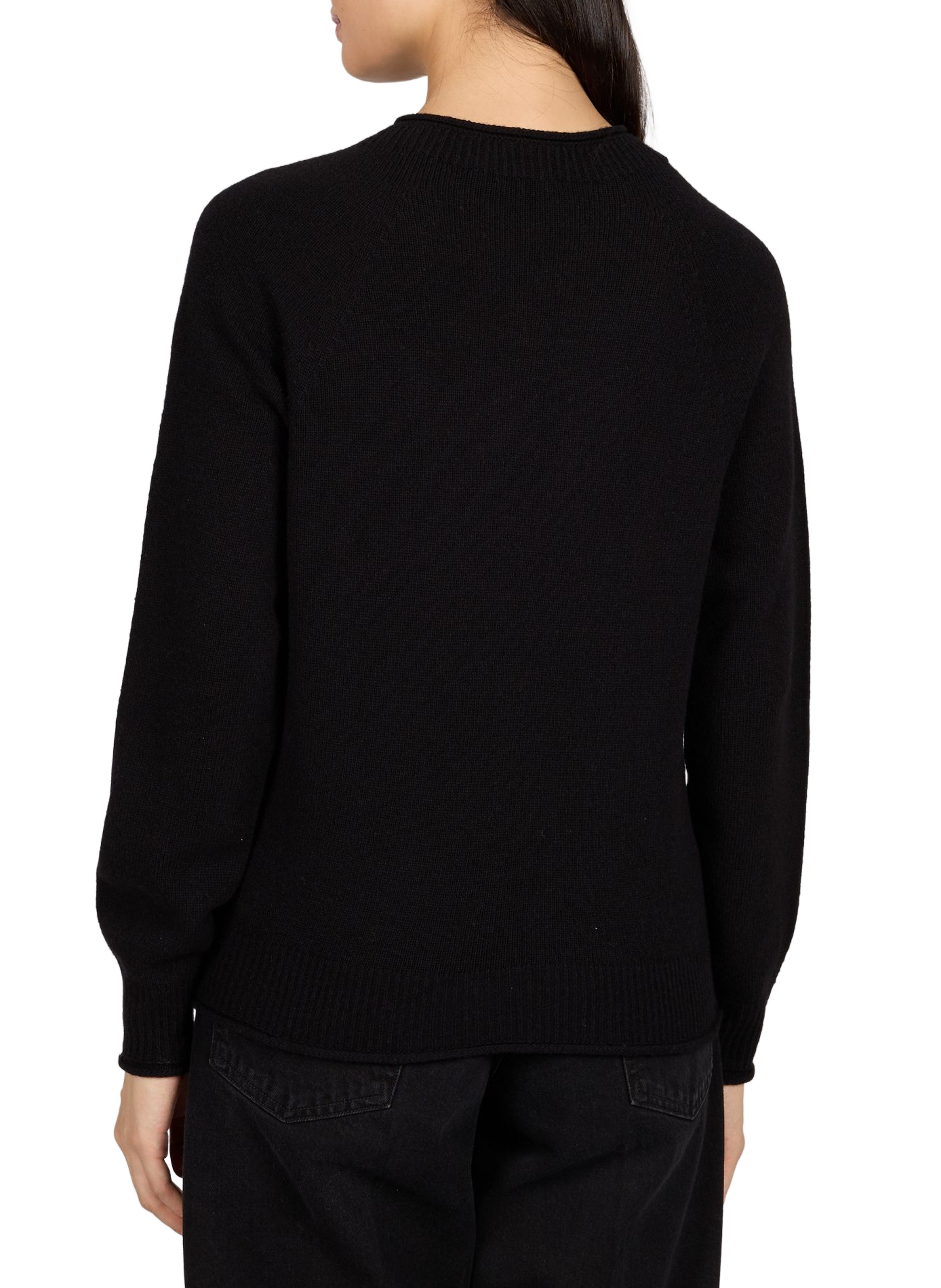 Wool jumper LACOSTE Black
