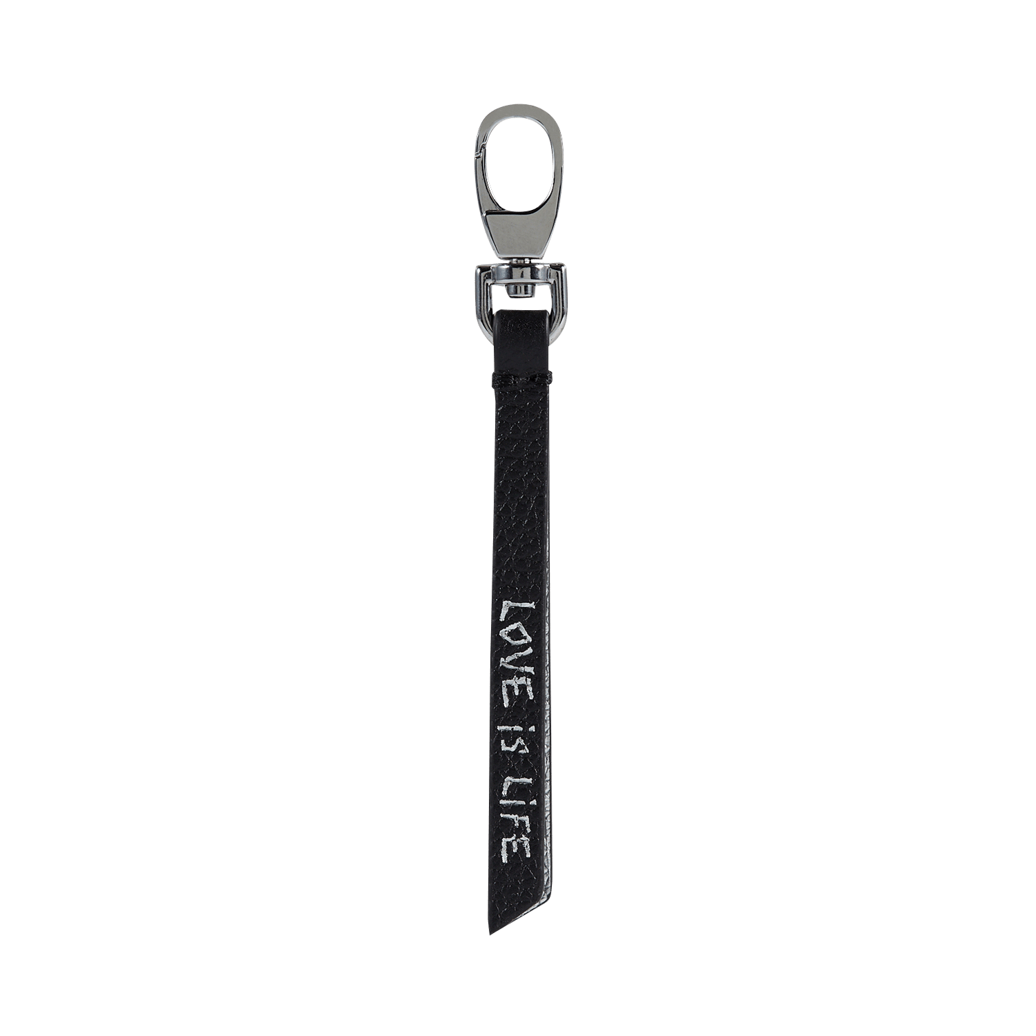Leren sleutelhanger ZADIG&VOLTAIRE Zwart