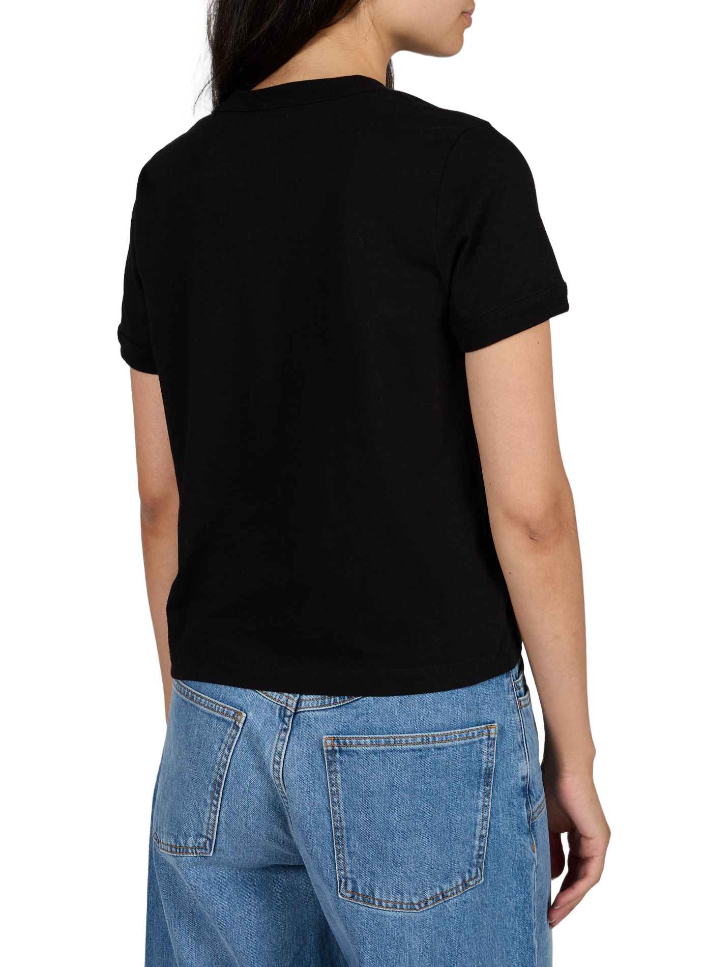 Rundhalsausschnitt T-Shirt aus Baumwolle CARHARTT WIP Schwarz