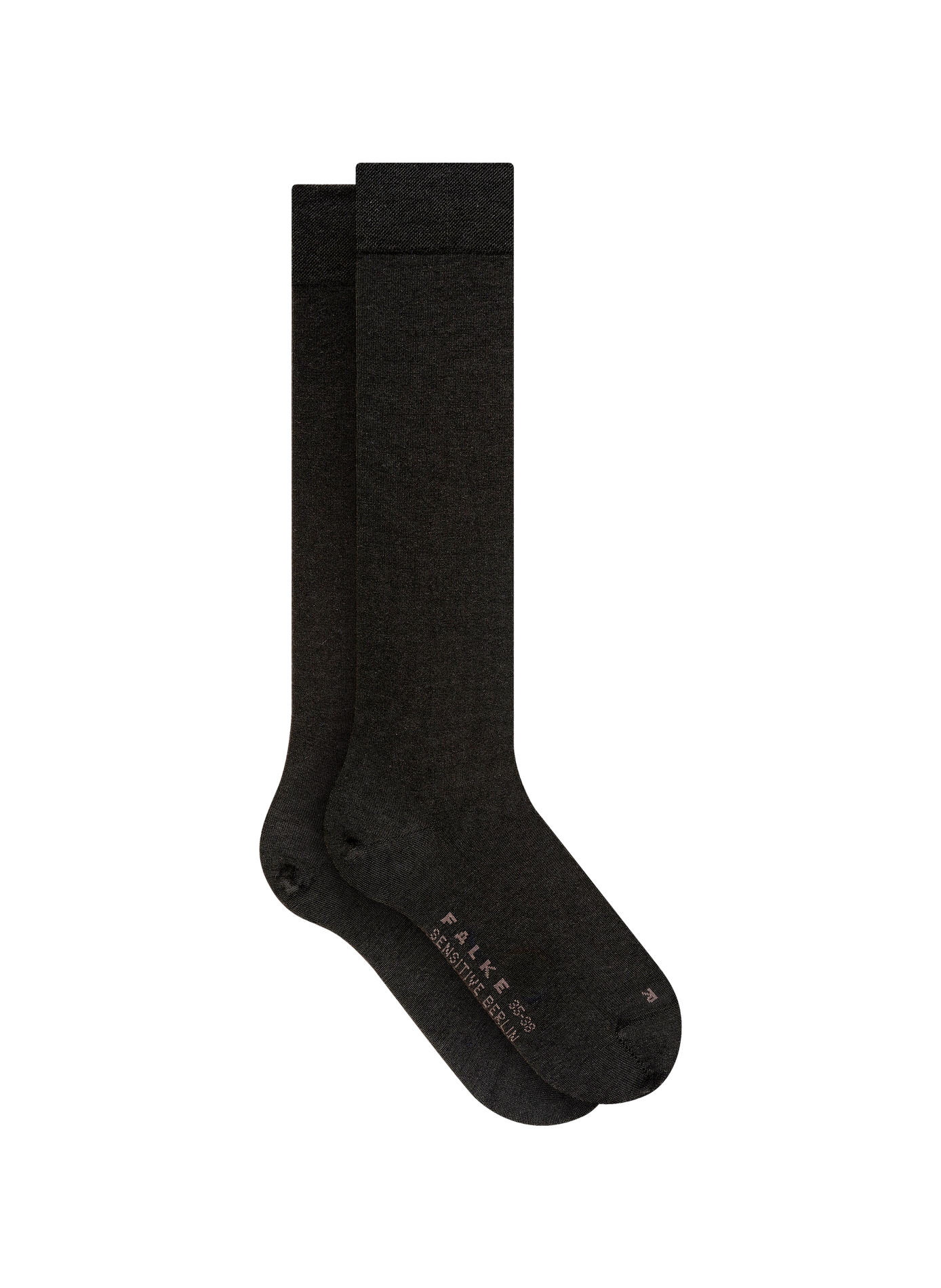 Wool-blend over the knee socks FALKE Black