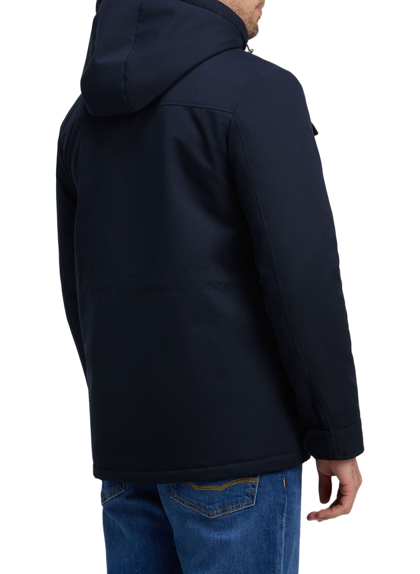 Parka droite col montant  EDEN PARK Blauw