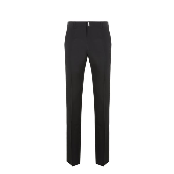 Pantalon slim en laine et mohair