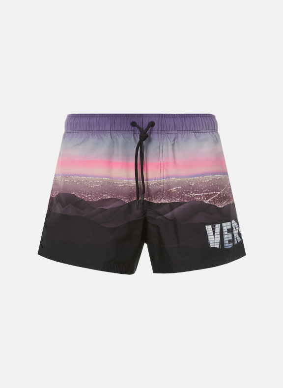 VERSACE Hills-print swim shorts Multicolour
