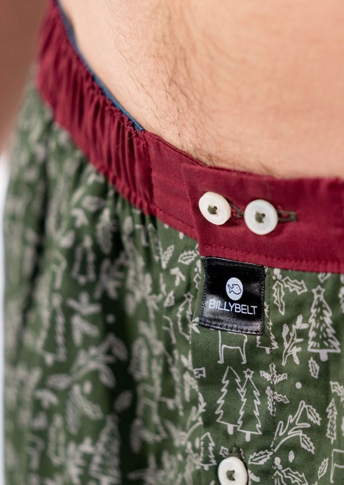 Caleçon en coton biologique BILLYBELT Vert