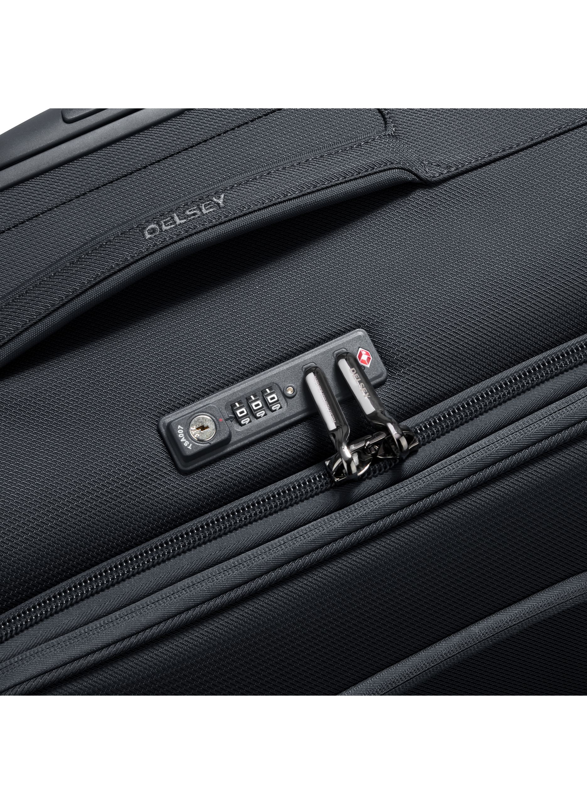 Valise cabine souple taille s - montmartre air 2.0 DELSEY PARIS Noir