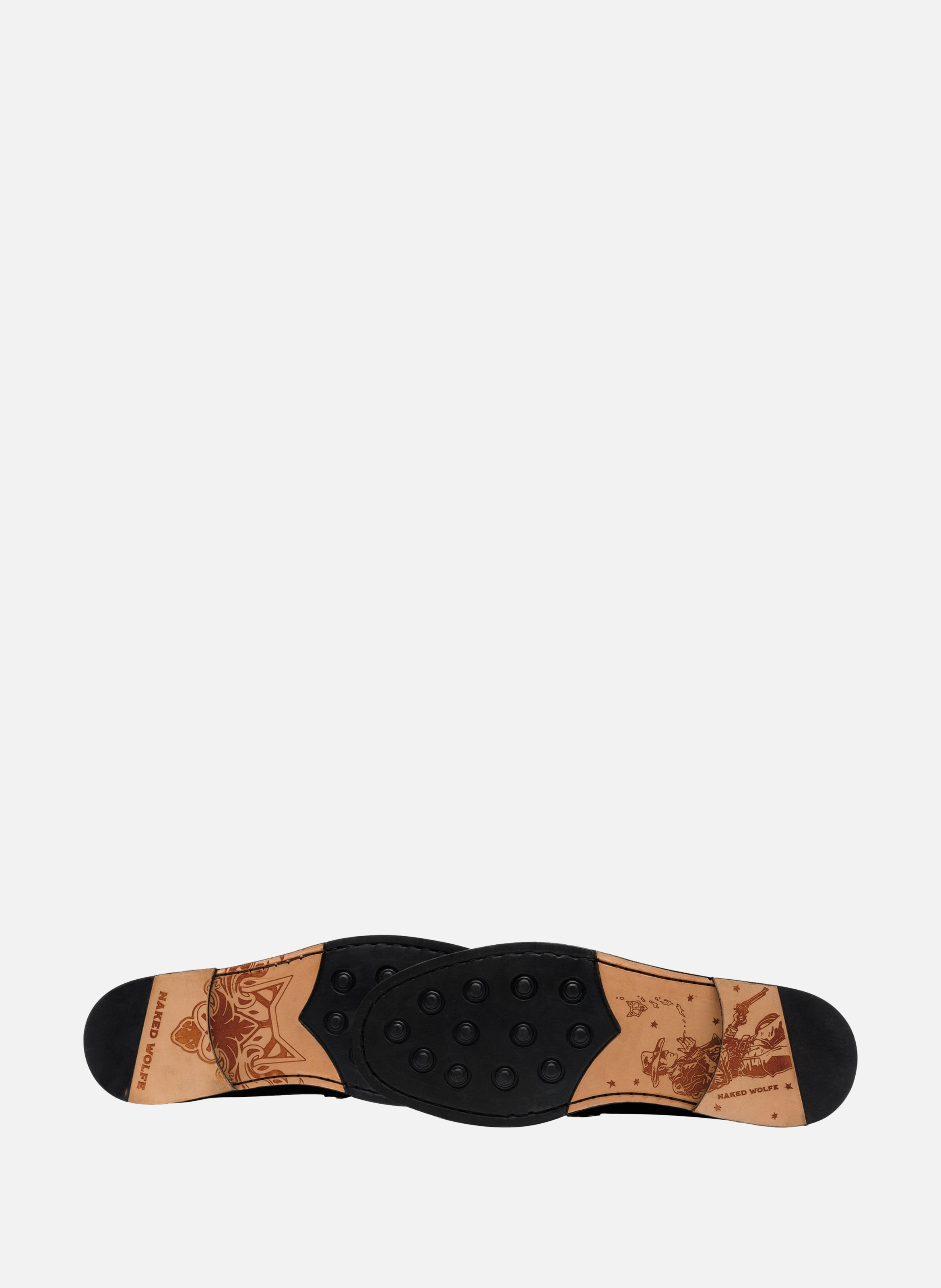 Mocassins riviera NAKED WOLFE Rouge