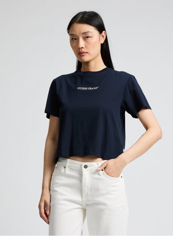 T-shirt ample court Bleu by GUESS GUESS T-shirt ample court Bleu