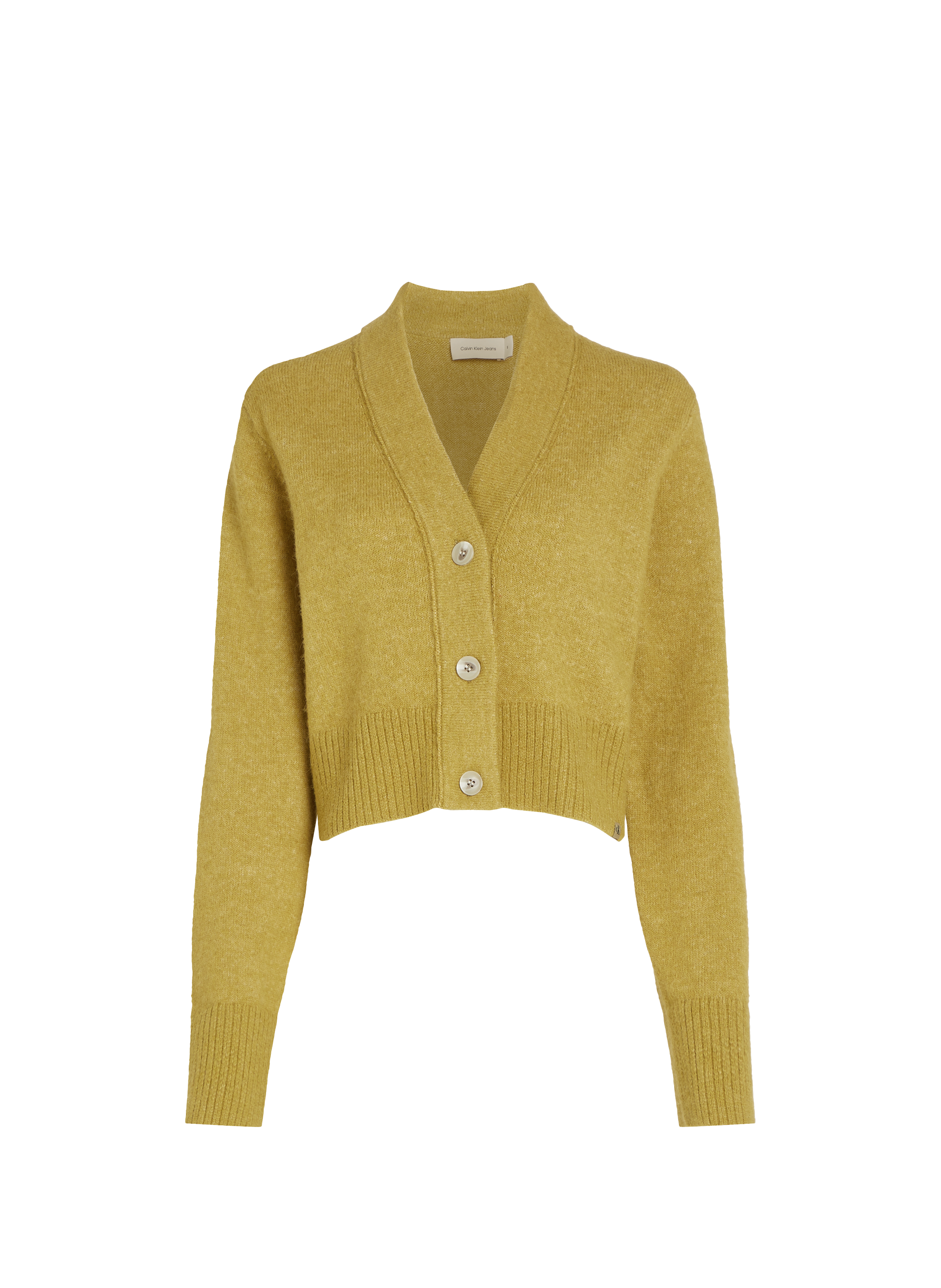 Cardigan côtelé  CALVIN KLEIN Marron