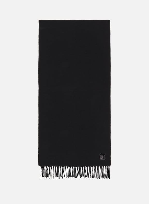 Reversible scarf with fringed edges Multicolour by CALVIN KLEIN CALVIN KLEIN Reversible scarf with fringed edges Multicolour