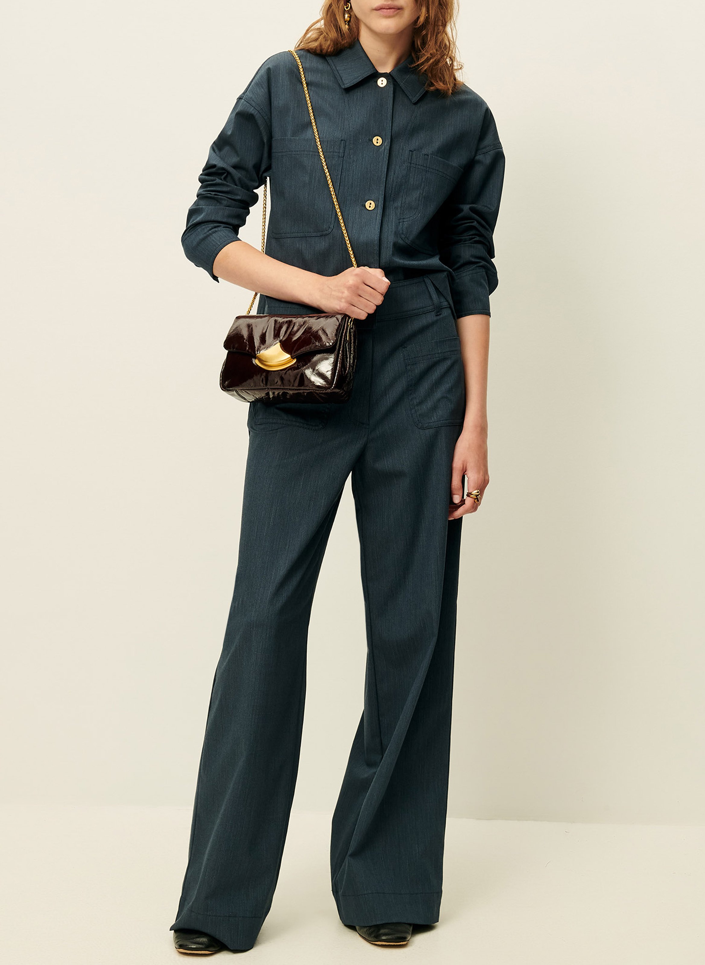 Chemise col classique notteri SESSUN Bleu