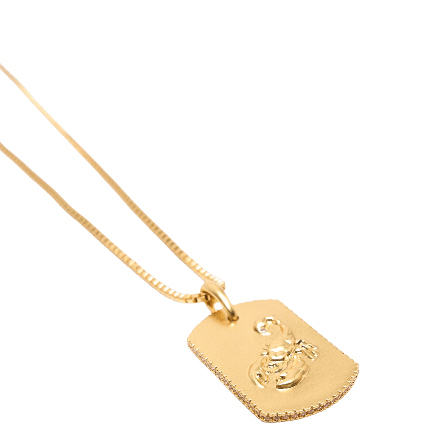 Collier en laiton MAJE Doré