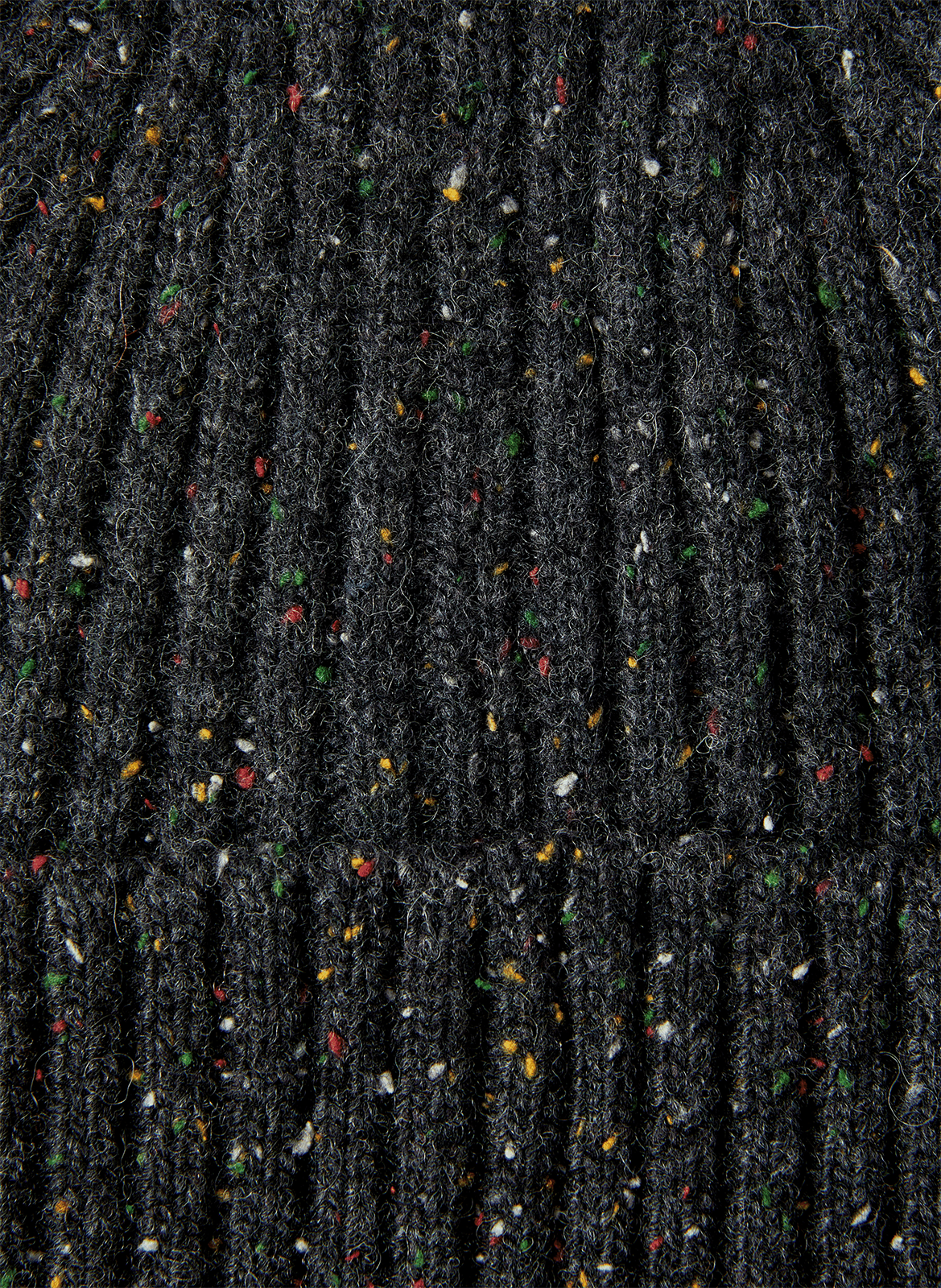 Bonnet côtelé en laine mélangée SELECTED Gris