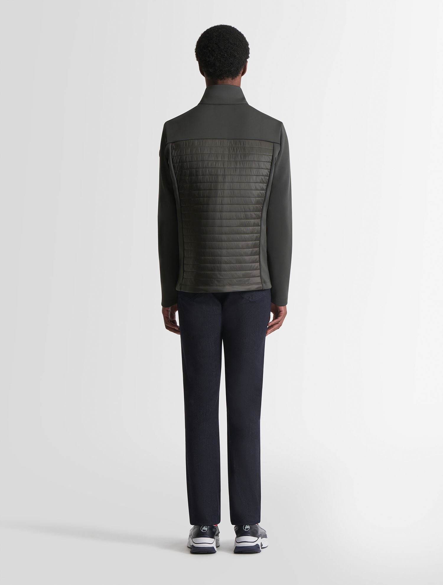 Veste légère aspon col montant coupe ajustée FUSALP Vert