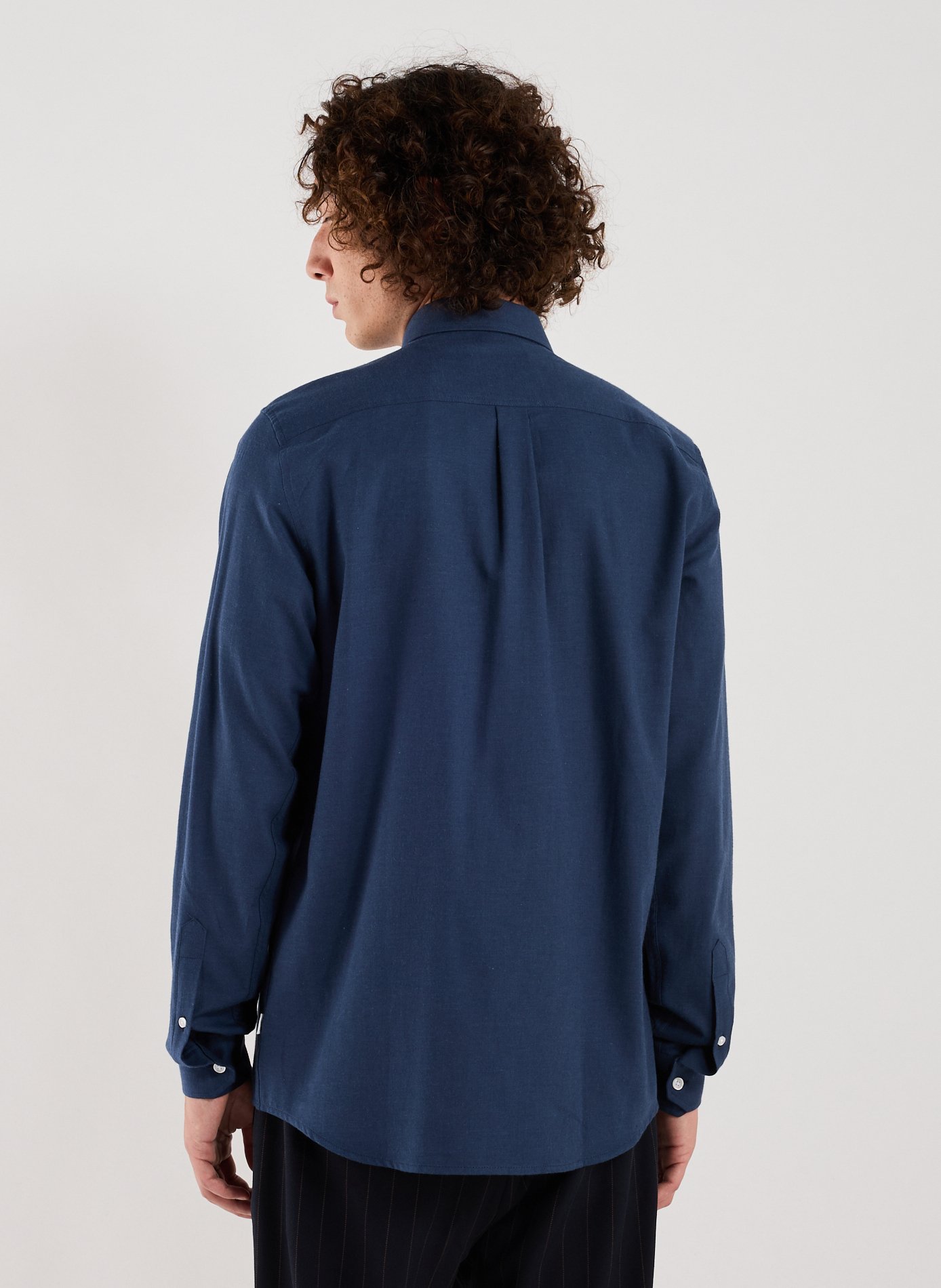 Chemise unie en coton LES DEUX Bleu