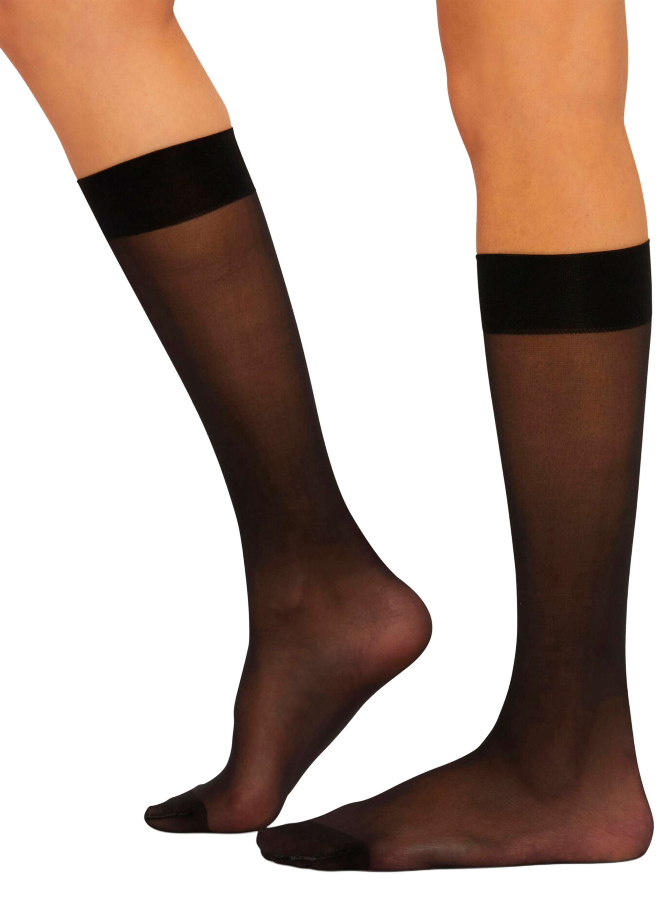 Mi-bas mate WOLFORD Noir