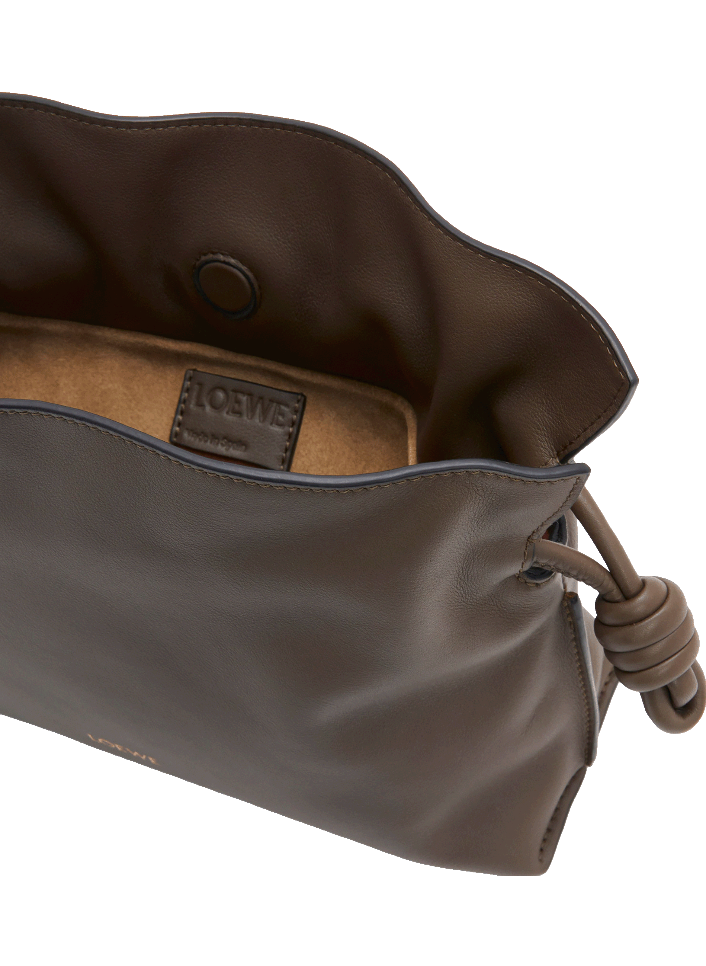 Mini Flamenco clutch in nappa calf leather LOEWE Brown