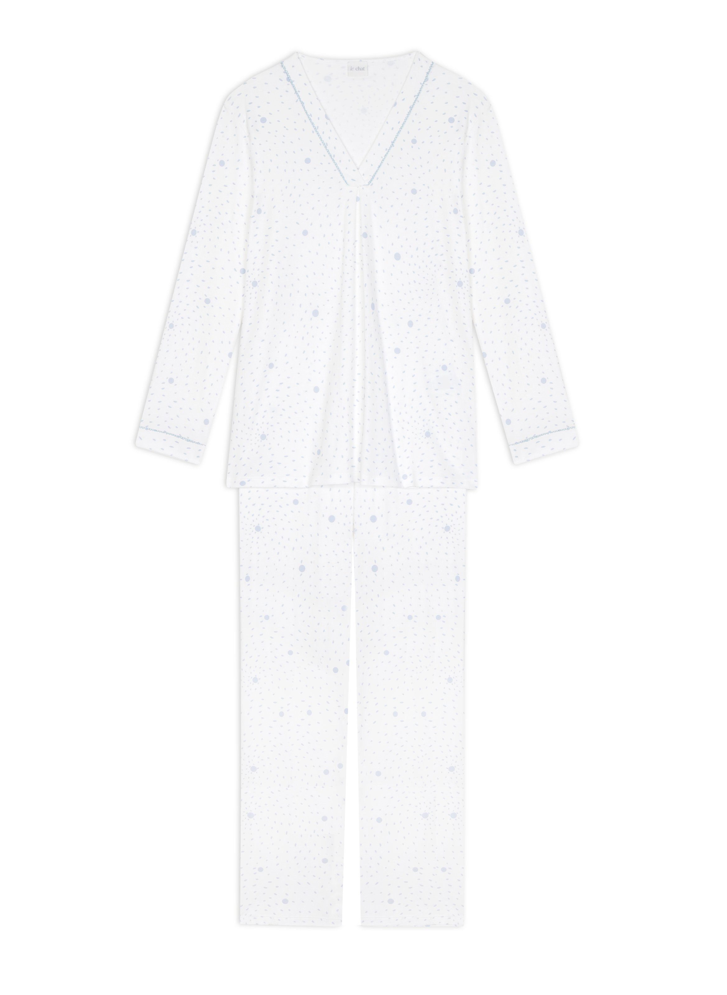 Pyjama en coton cosy 102 LE CHAT Multicolore