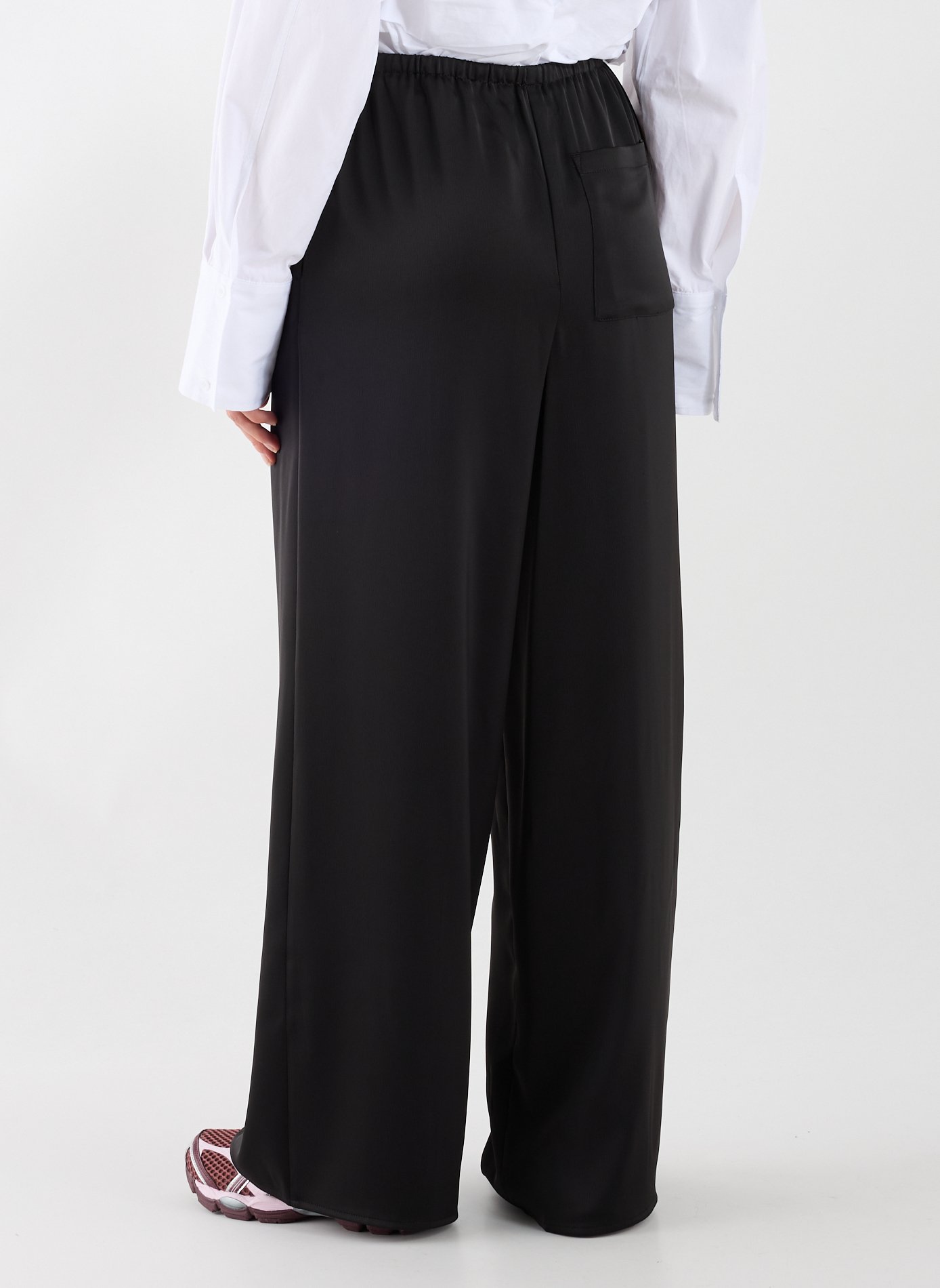 Tsana satin wide-leg pants TOPSHOP Black