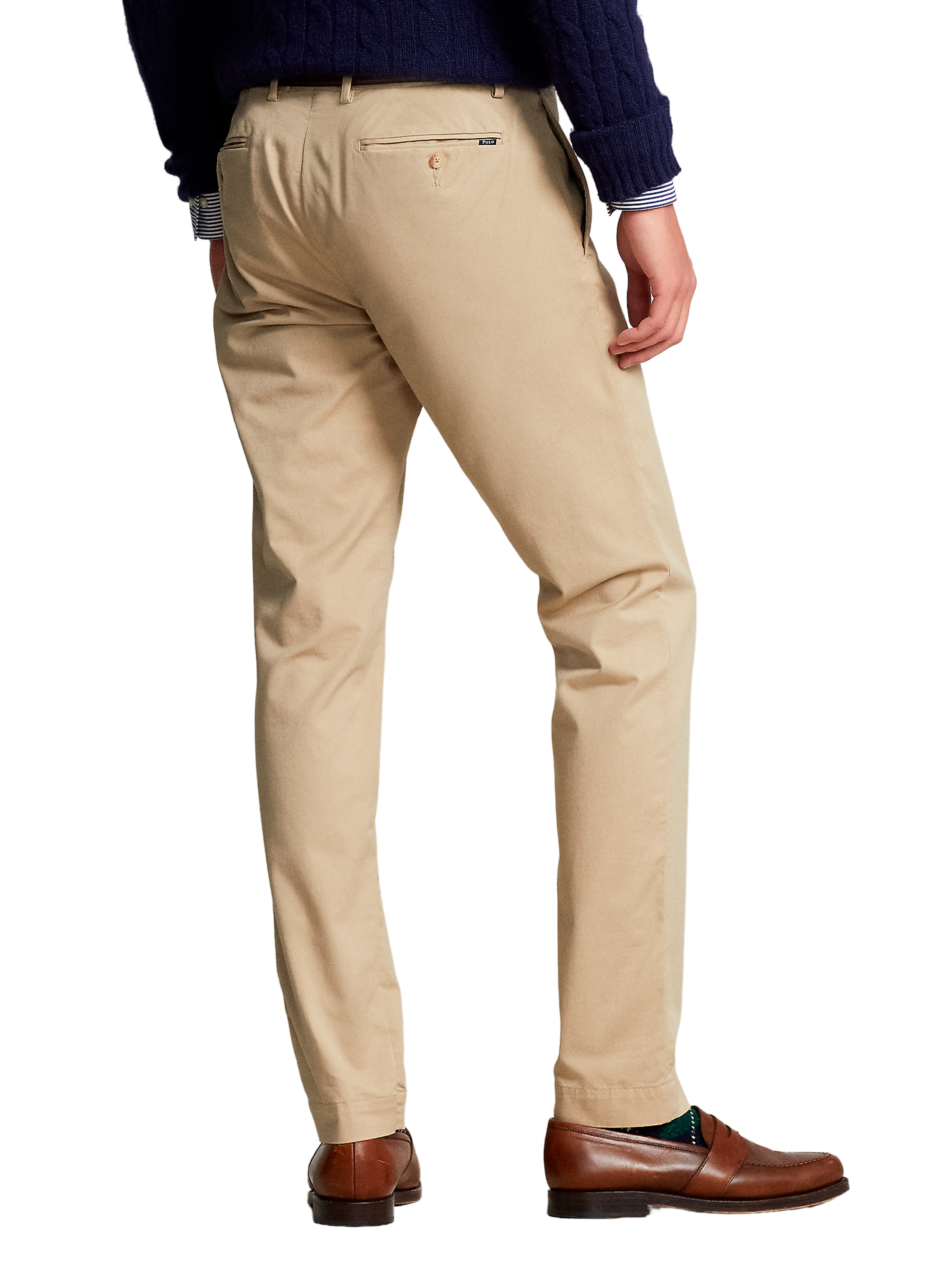 Bedford slim-fit cotton trousers POLO RALPH LAUREN Beige