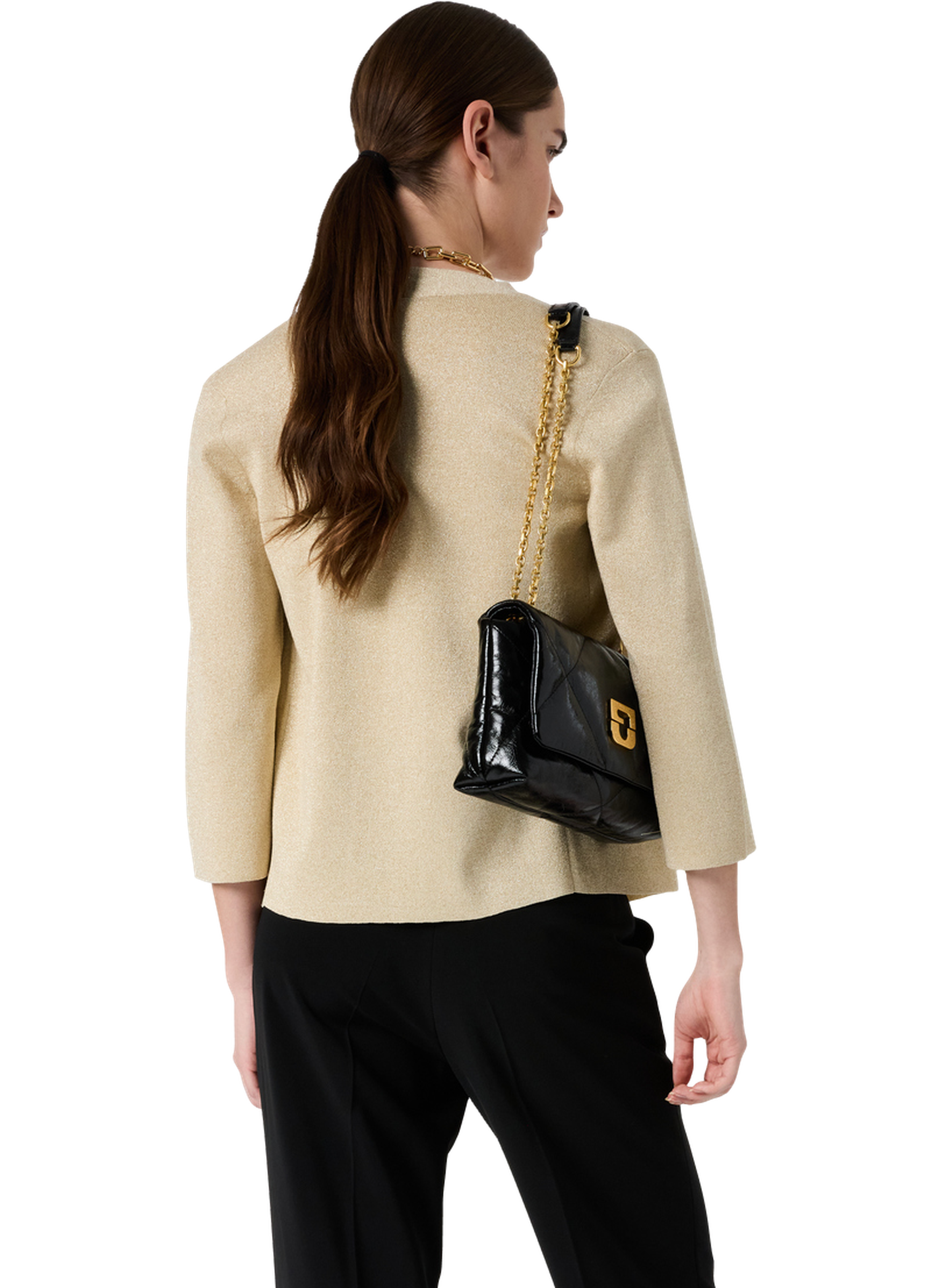 Gilet en microfibre doré - lavina GERARD DAREL Jaune