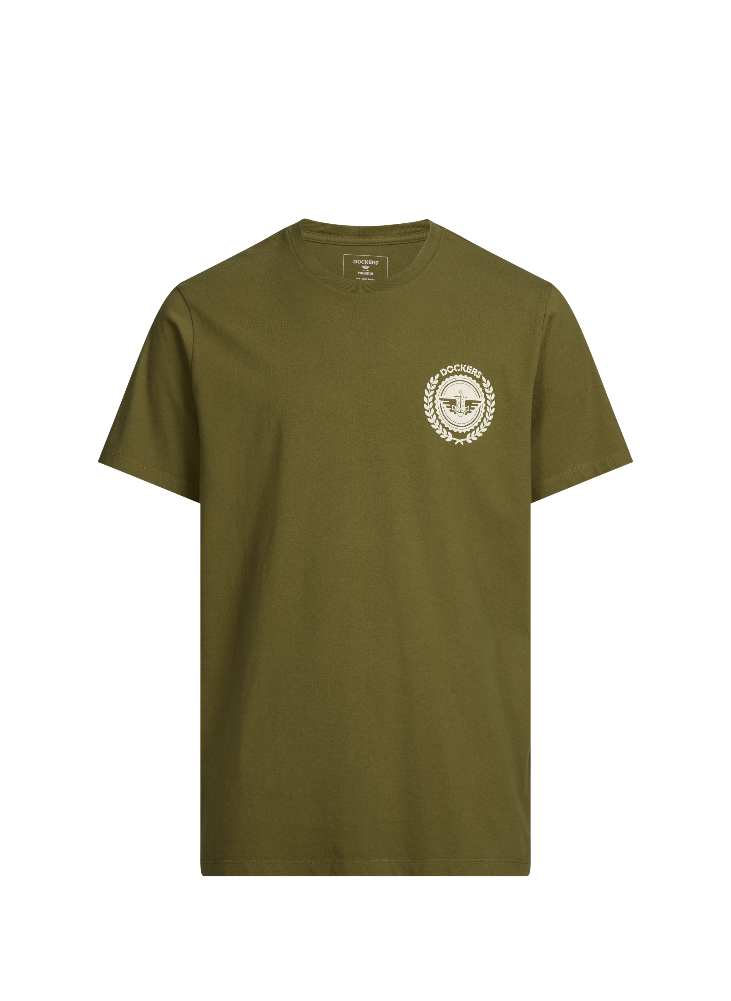 T-shirt à logo en coton DOCKERS Kaki