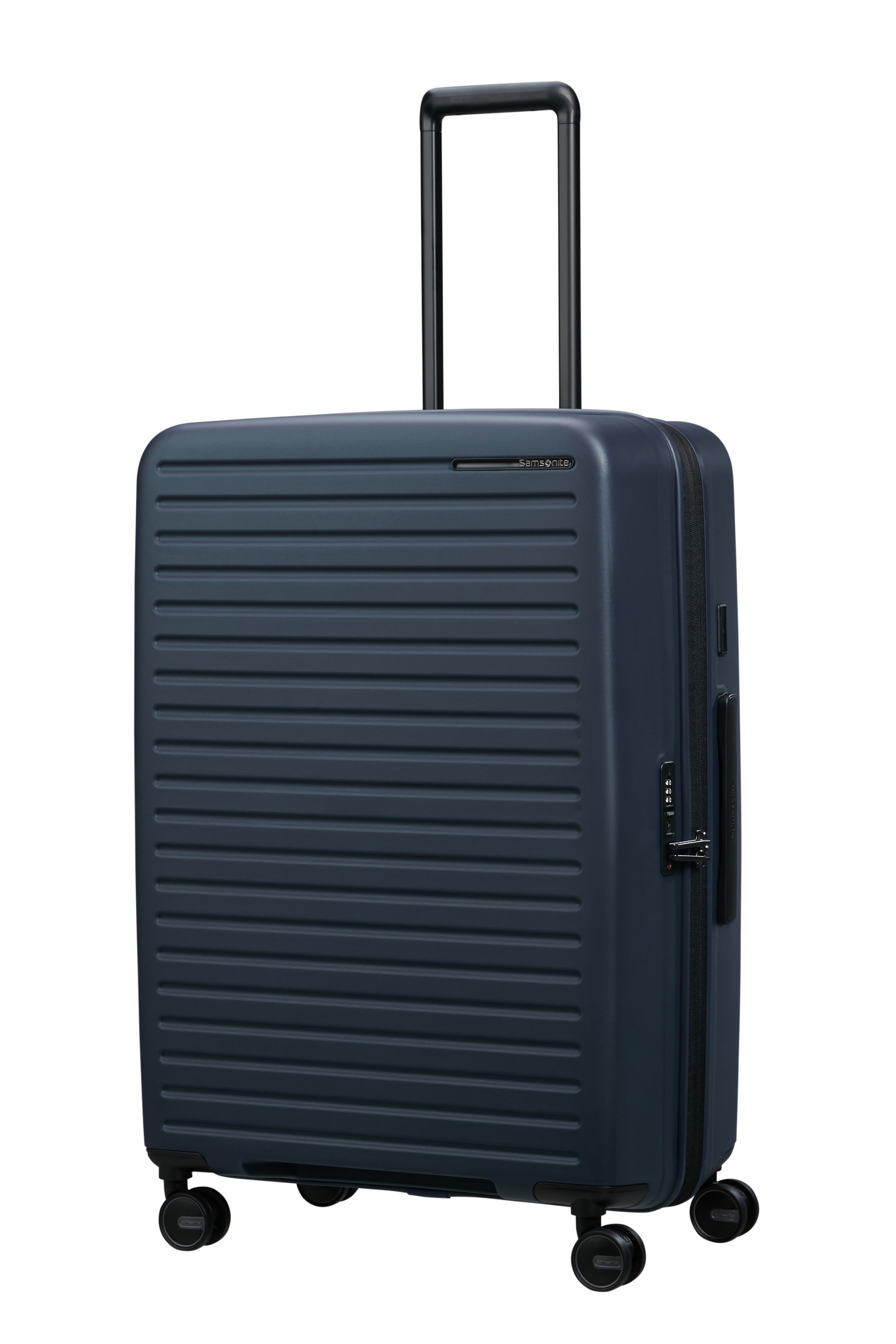Restackd valise 4 roues taille l SAMSONITE Bleu