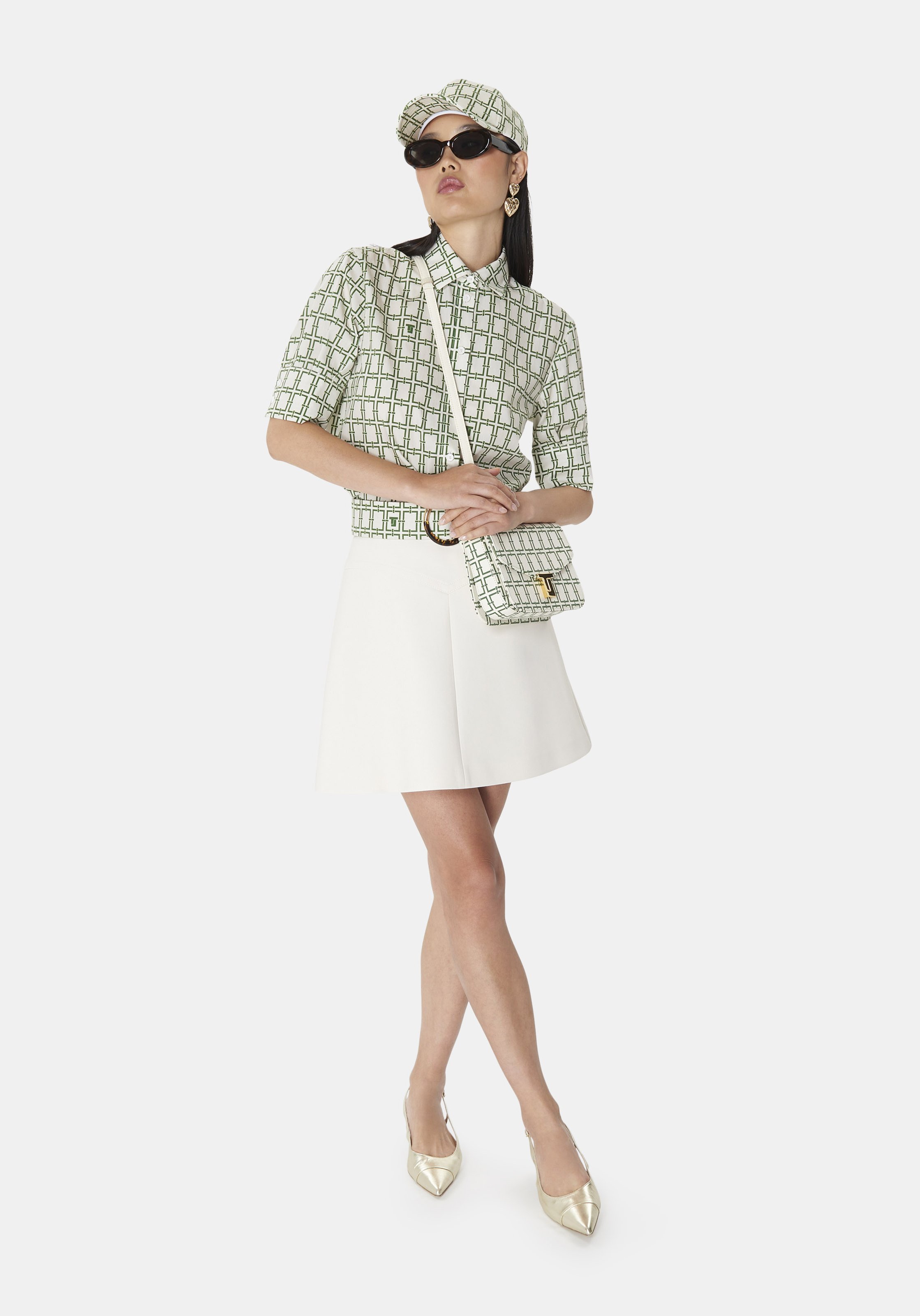 Jupe jasmin TARA JARMON Blanc