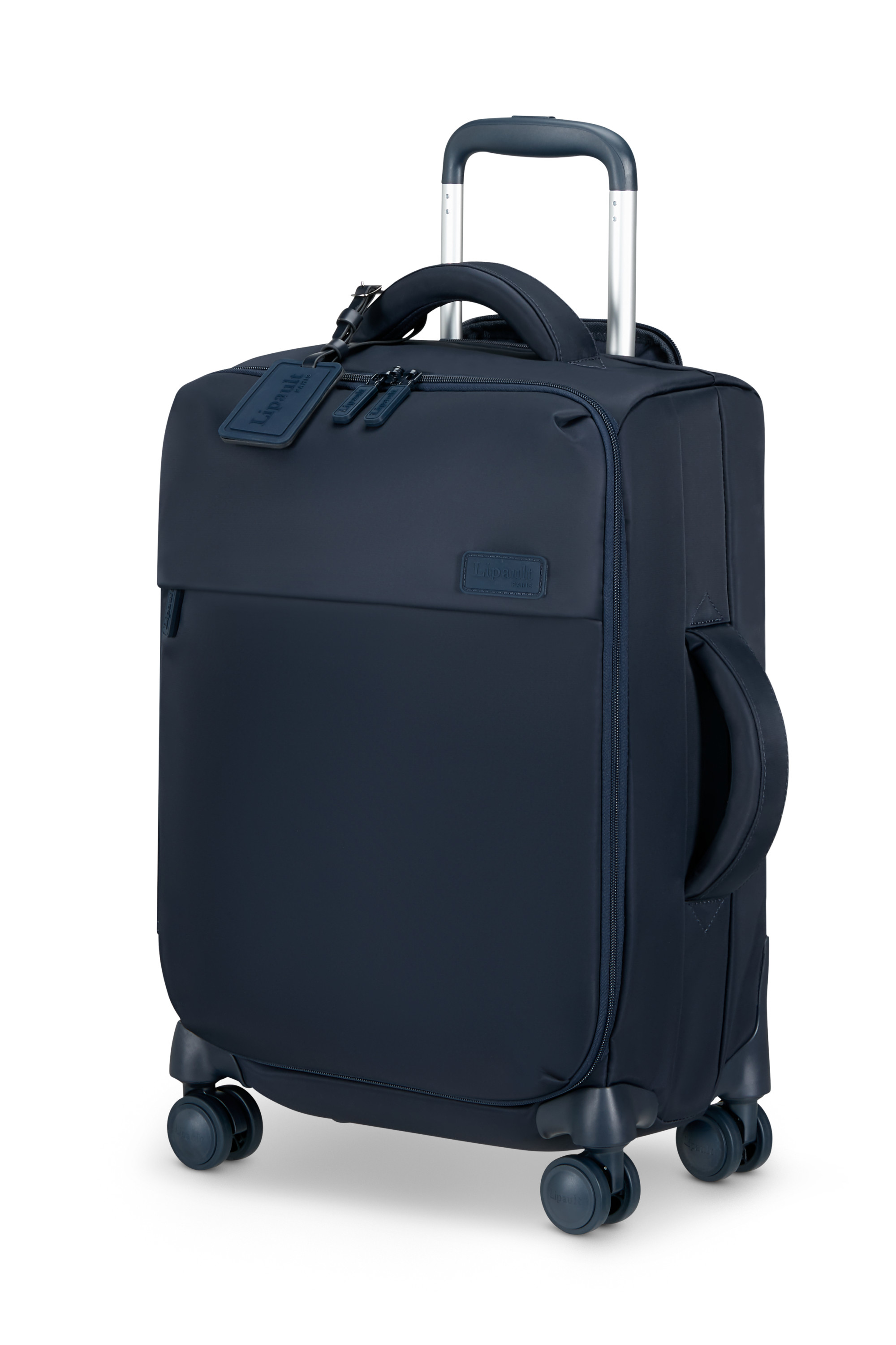Plume valise 4 roues taille s Bleu
