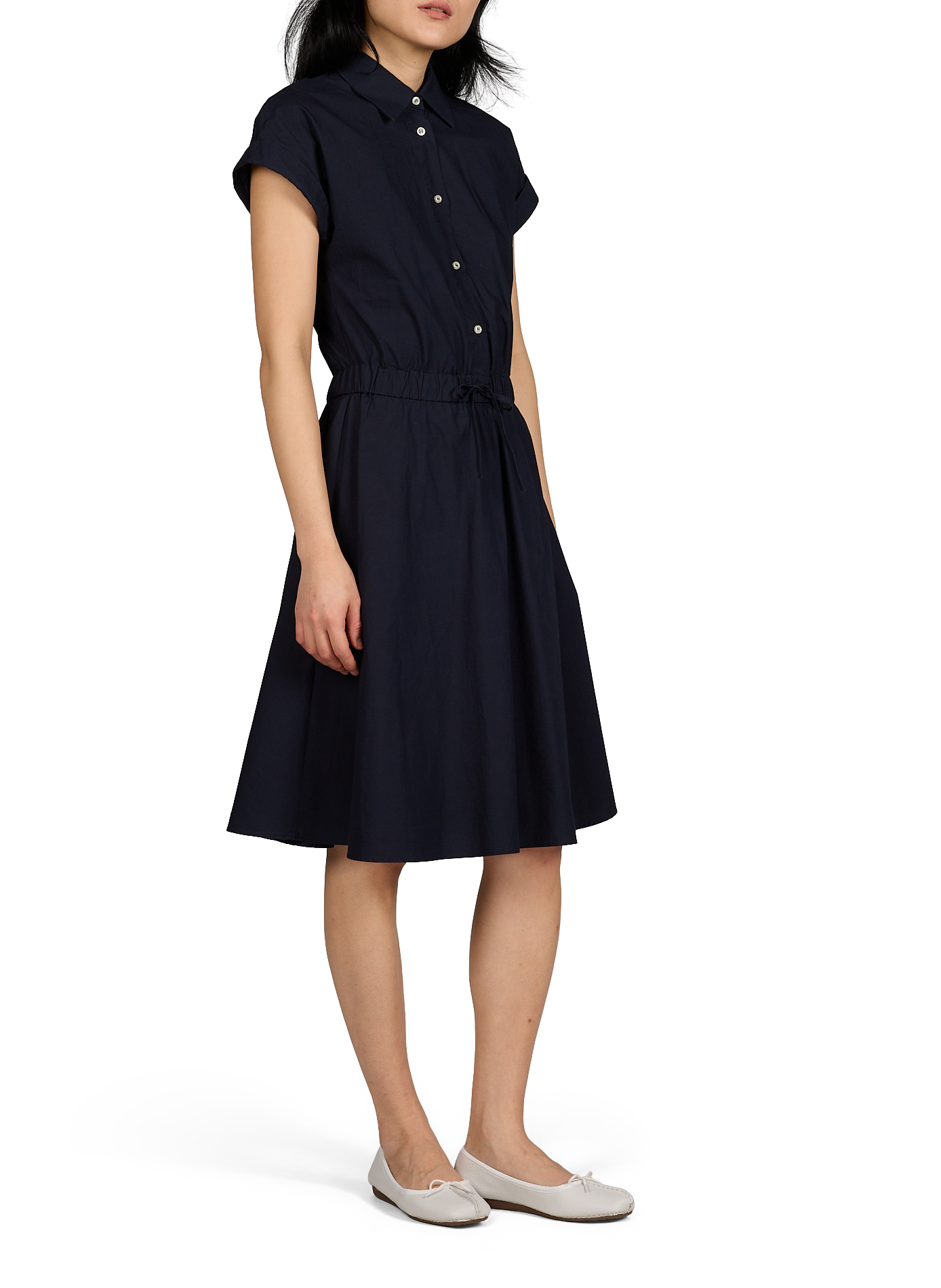 Anae cotton poplin dress OFFICINE GENERALE No Color