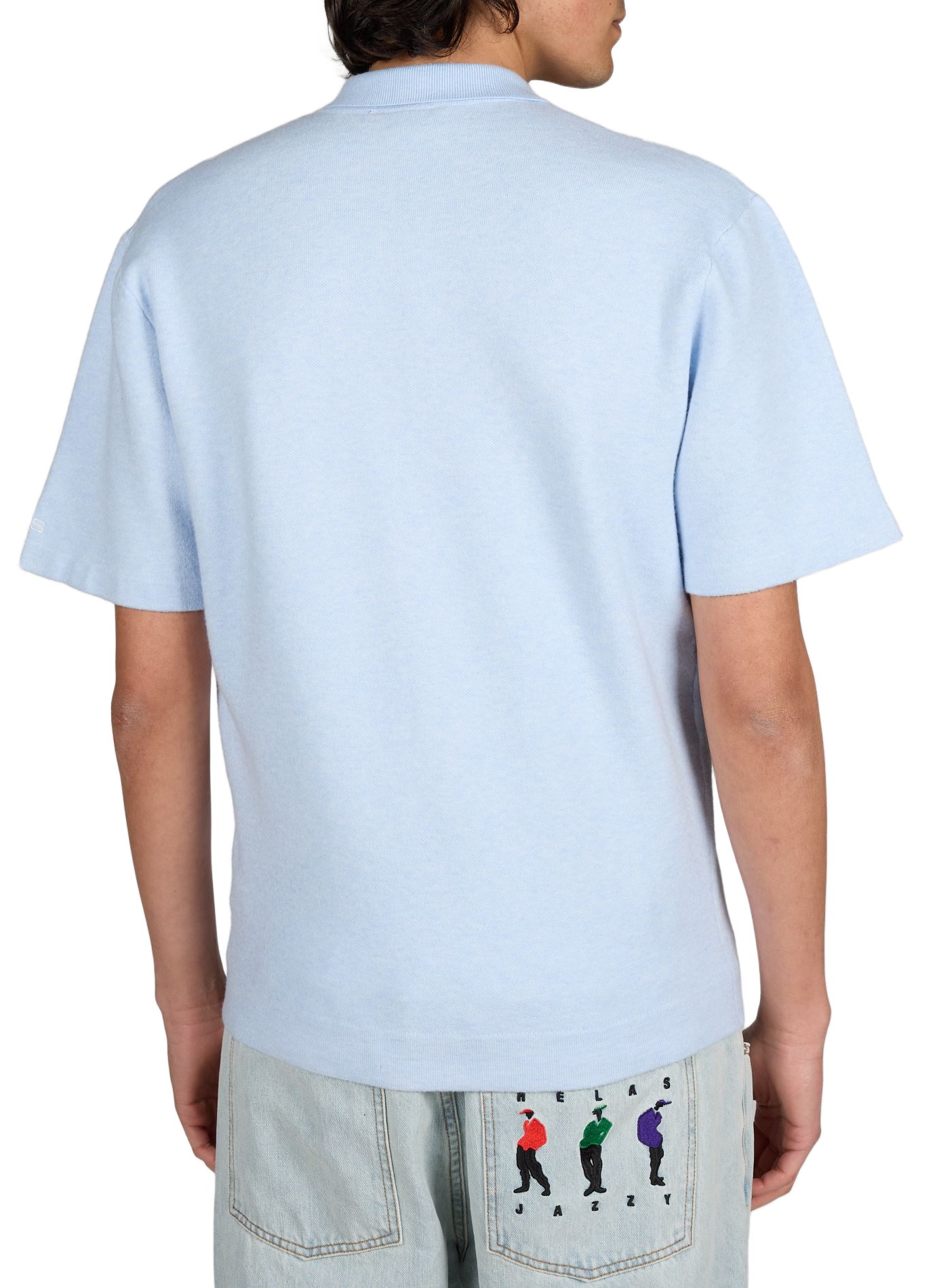 Short-sleeve zip polo HELAS CAPS Blue