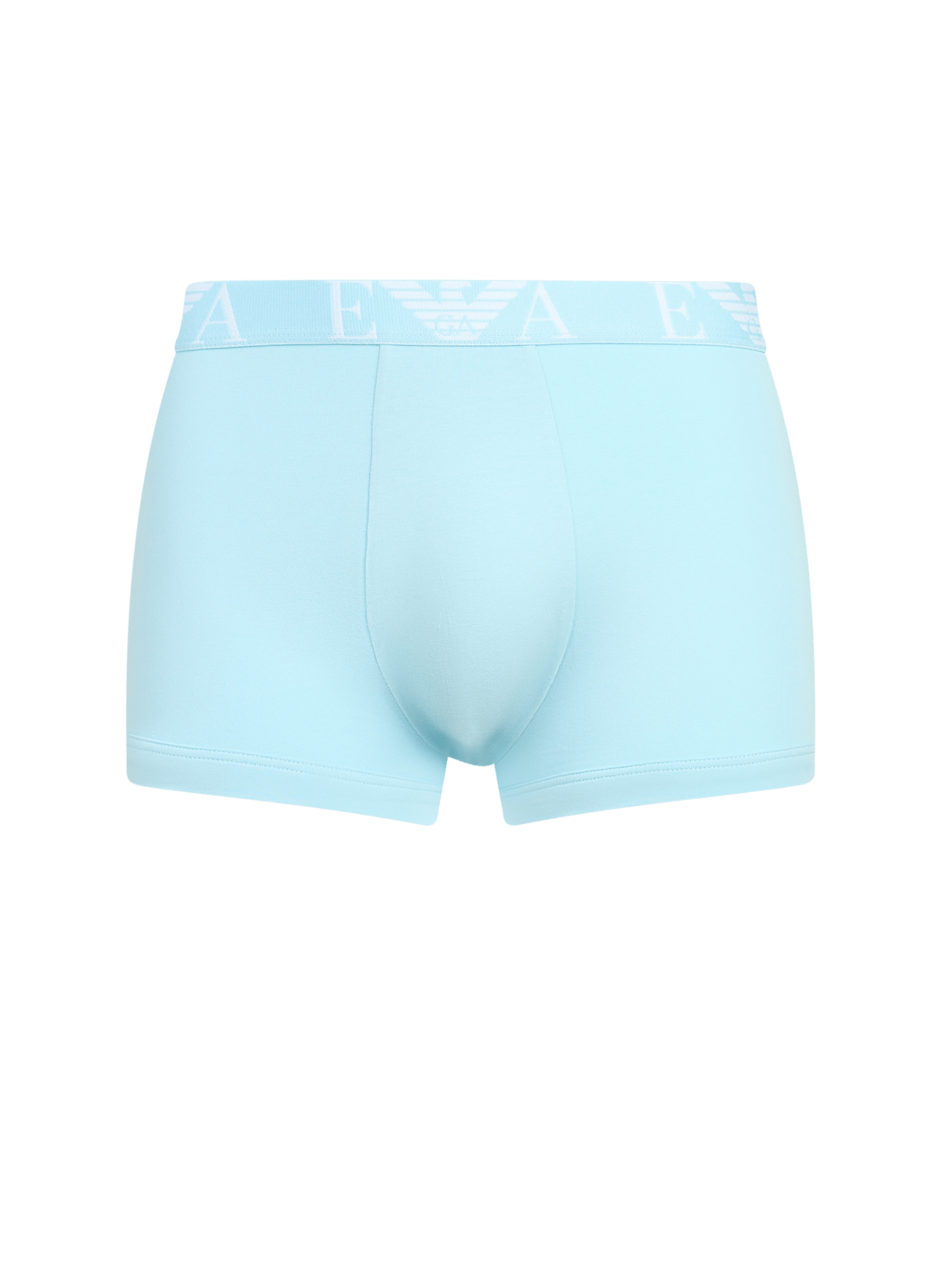 Set of 5 solid color boxer briefs in blended cotton EMPORIO ARMANI Multicolour