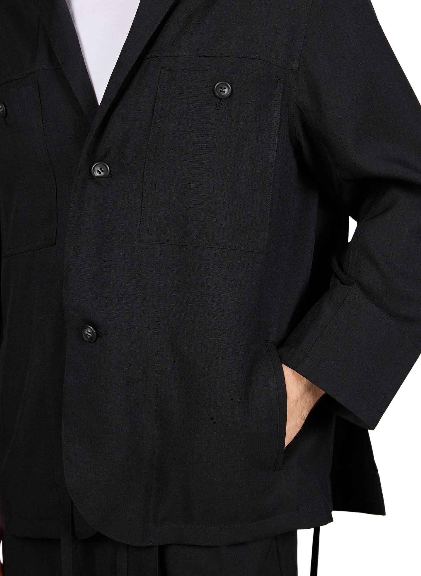 V-neck blazer WANSIE Black