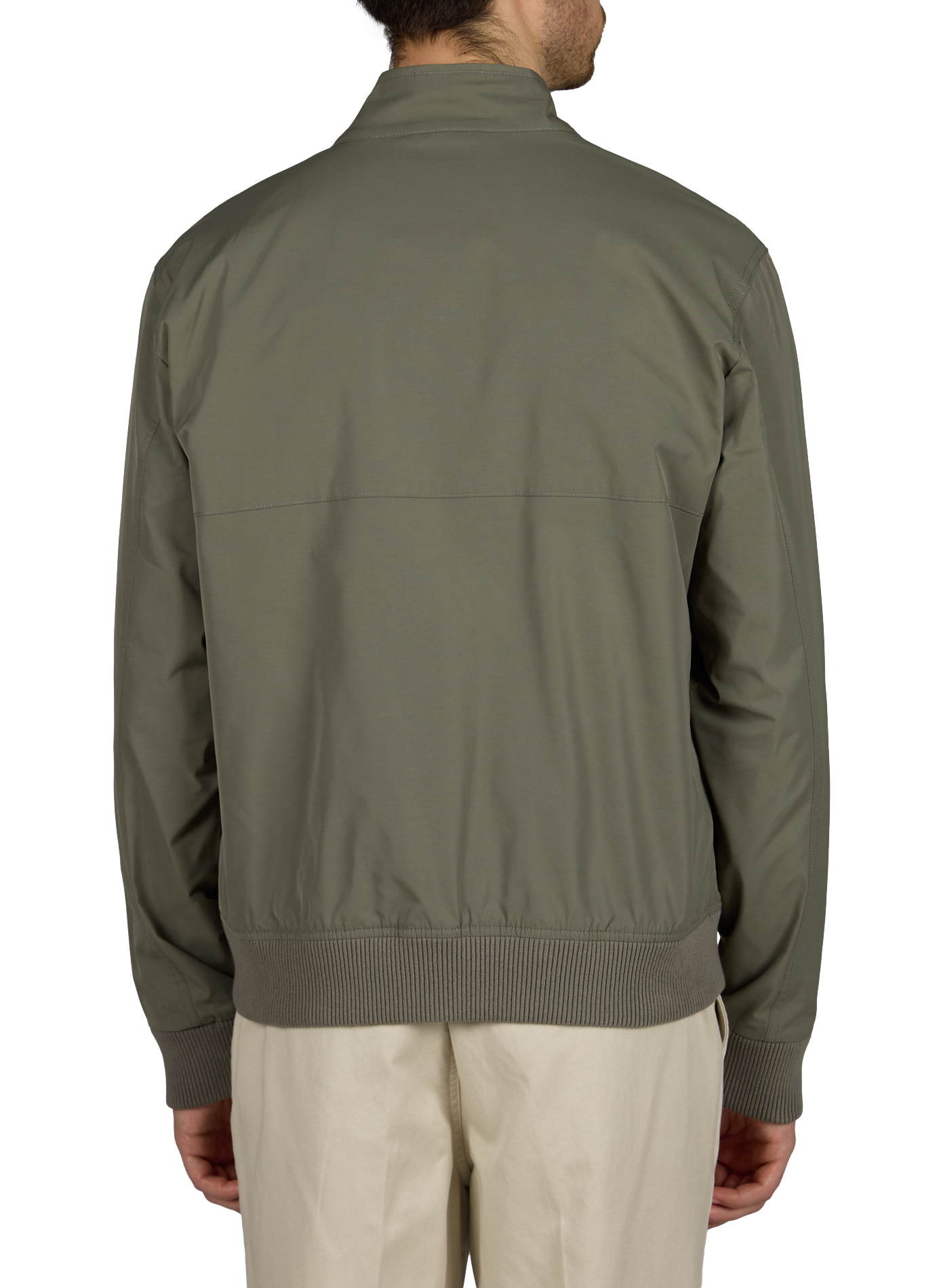 Straight biker collar jacket EDEN PARK Khaki