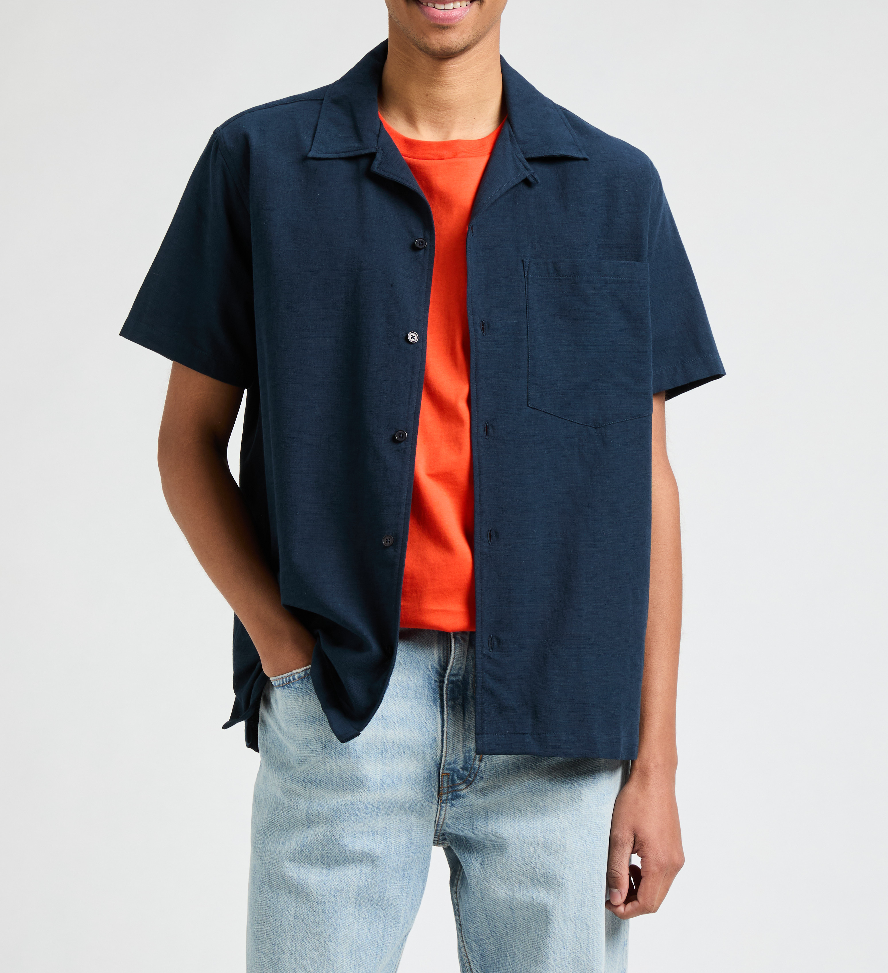  Cotton shirt AU PRINTEMPS PARIS Blue