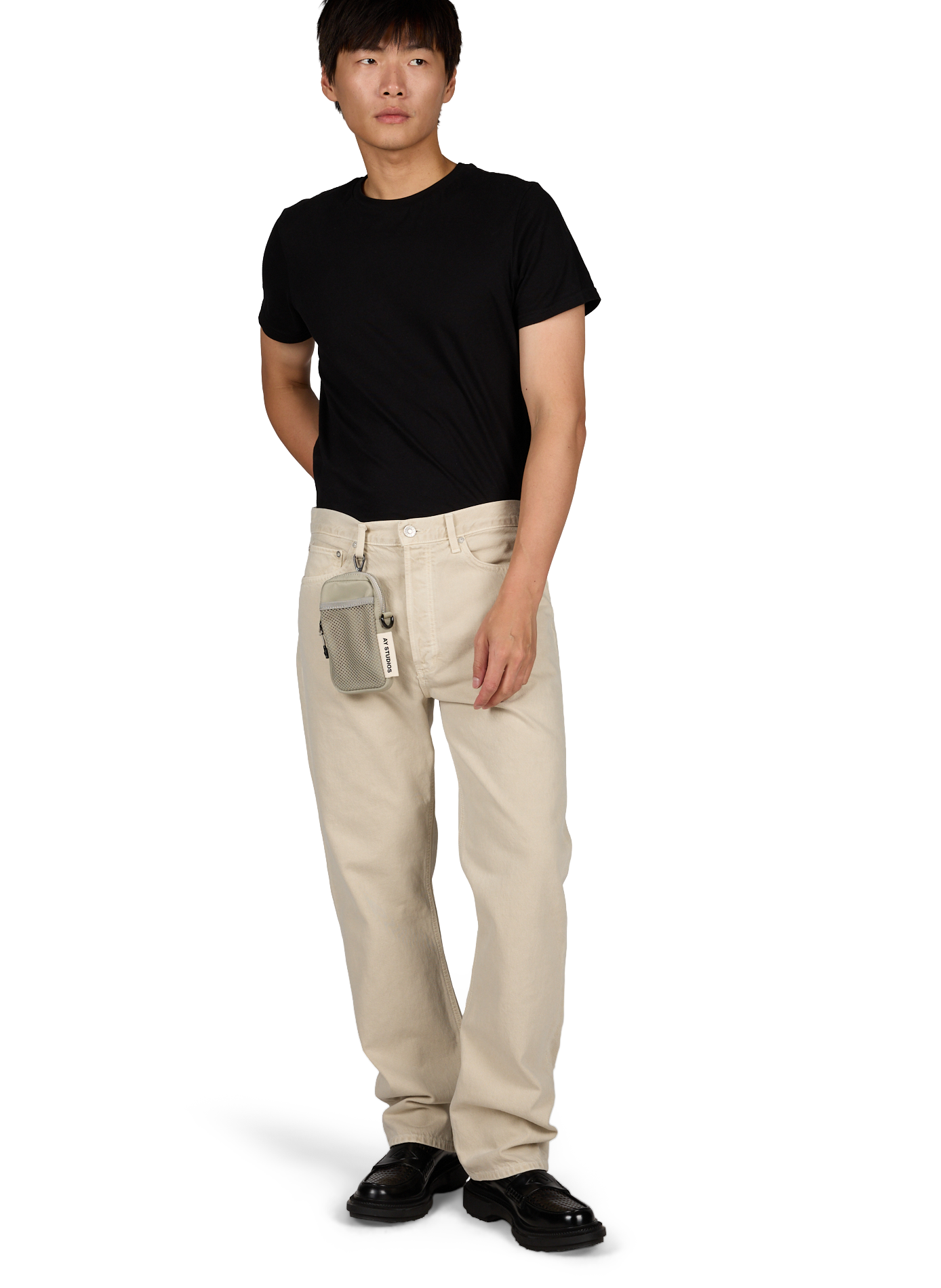 Adjustable shoulder wallet bag AY STUDIOS Beige