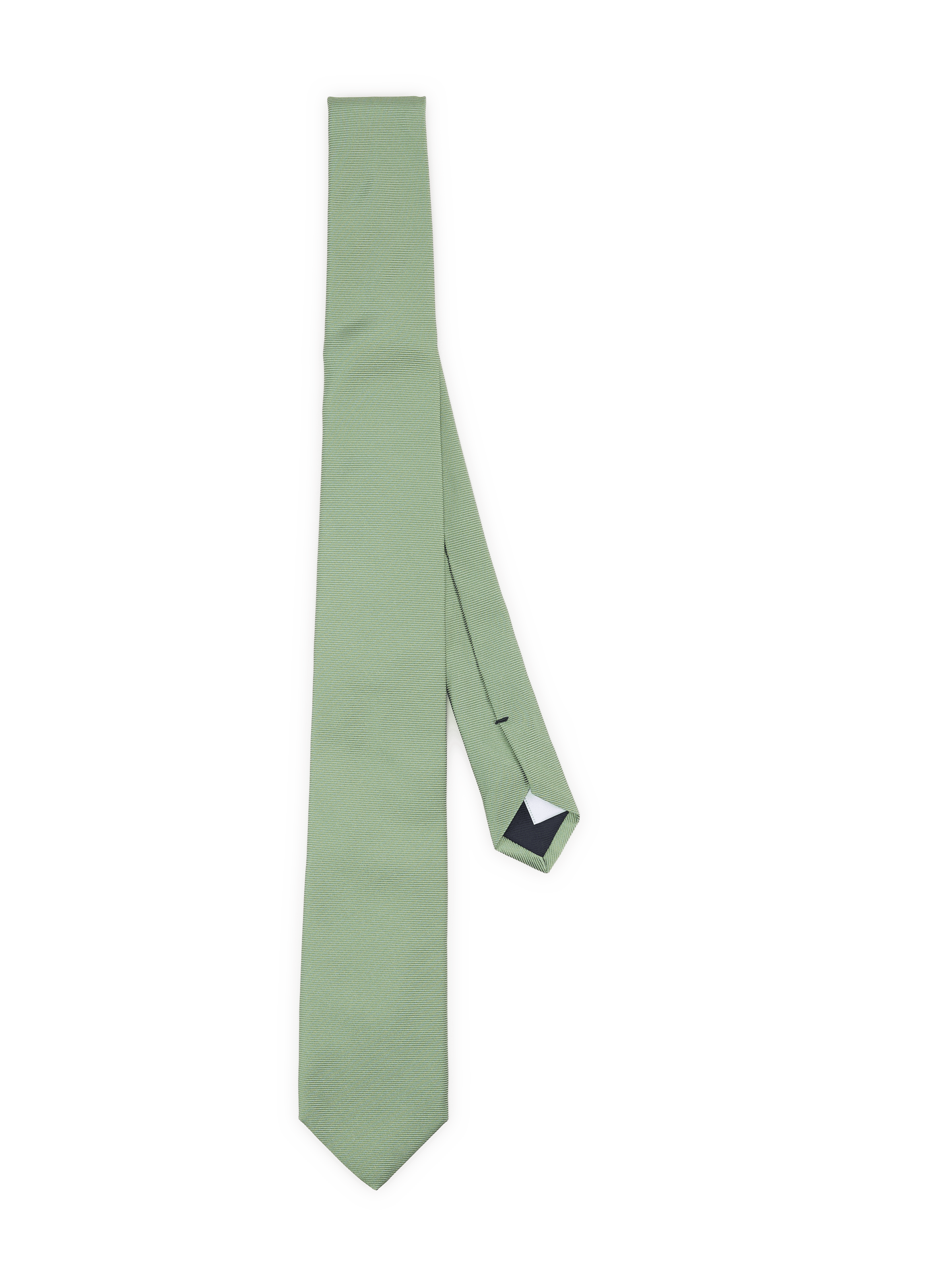 Striped silk tie AU PRINTEMPS PARIS Green