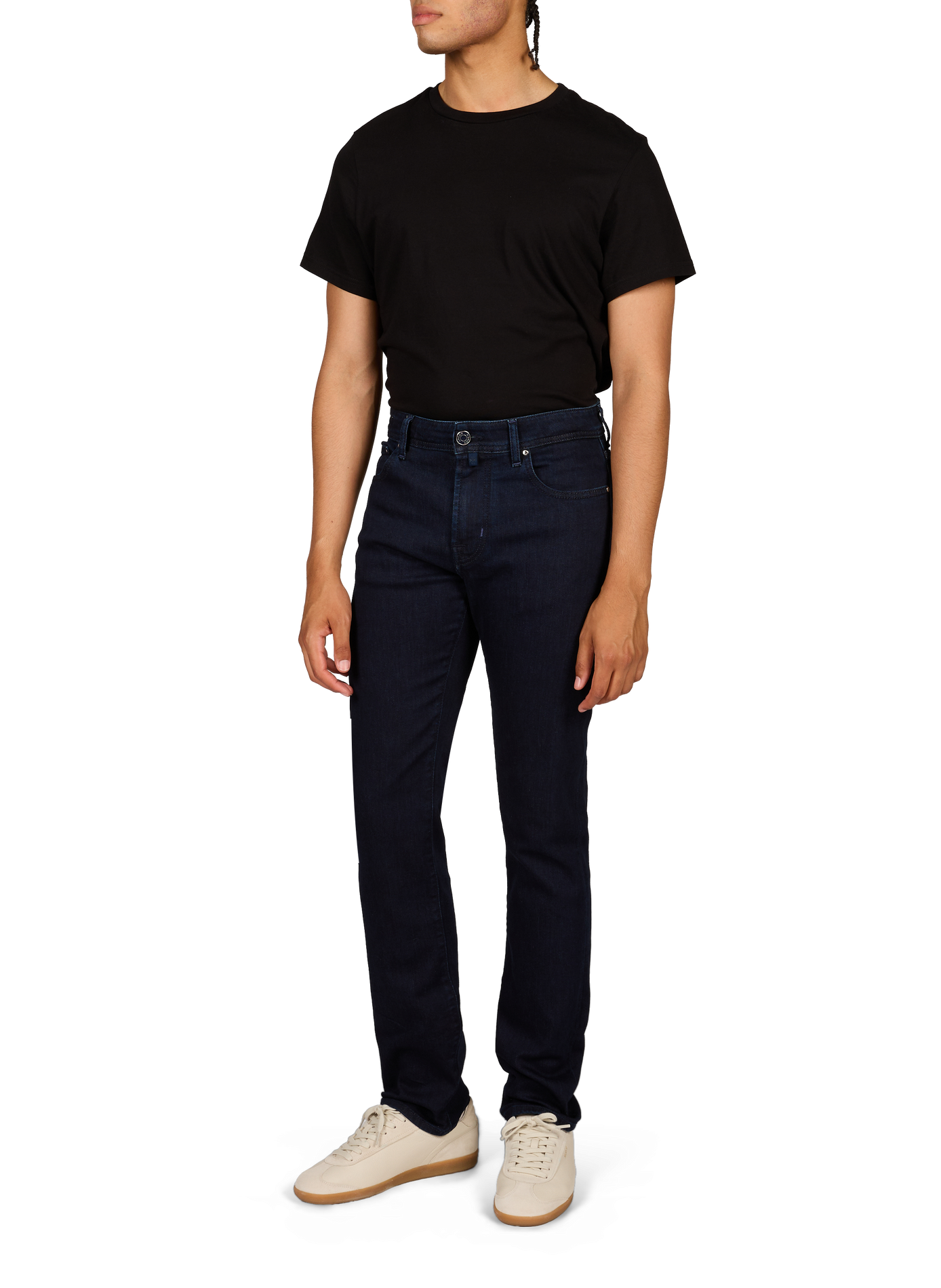 Slim-fit cotton-blend jeans JACOB COHEN Blue