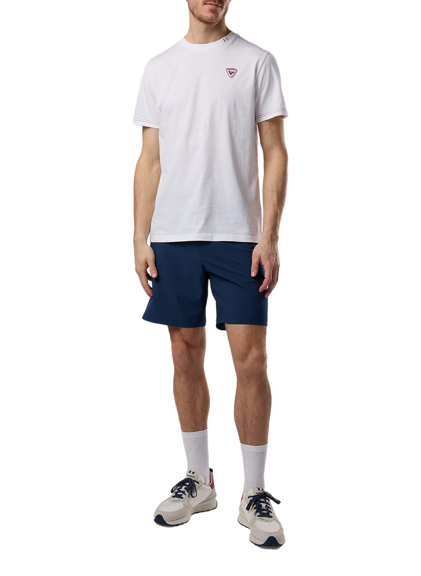 T-shirt droit col rond en coton ROSSIGNOL Weiss