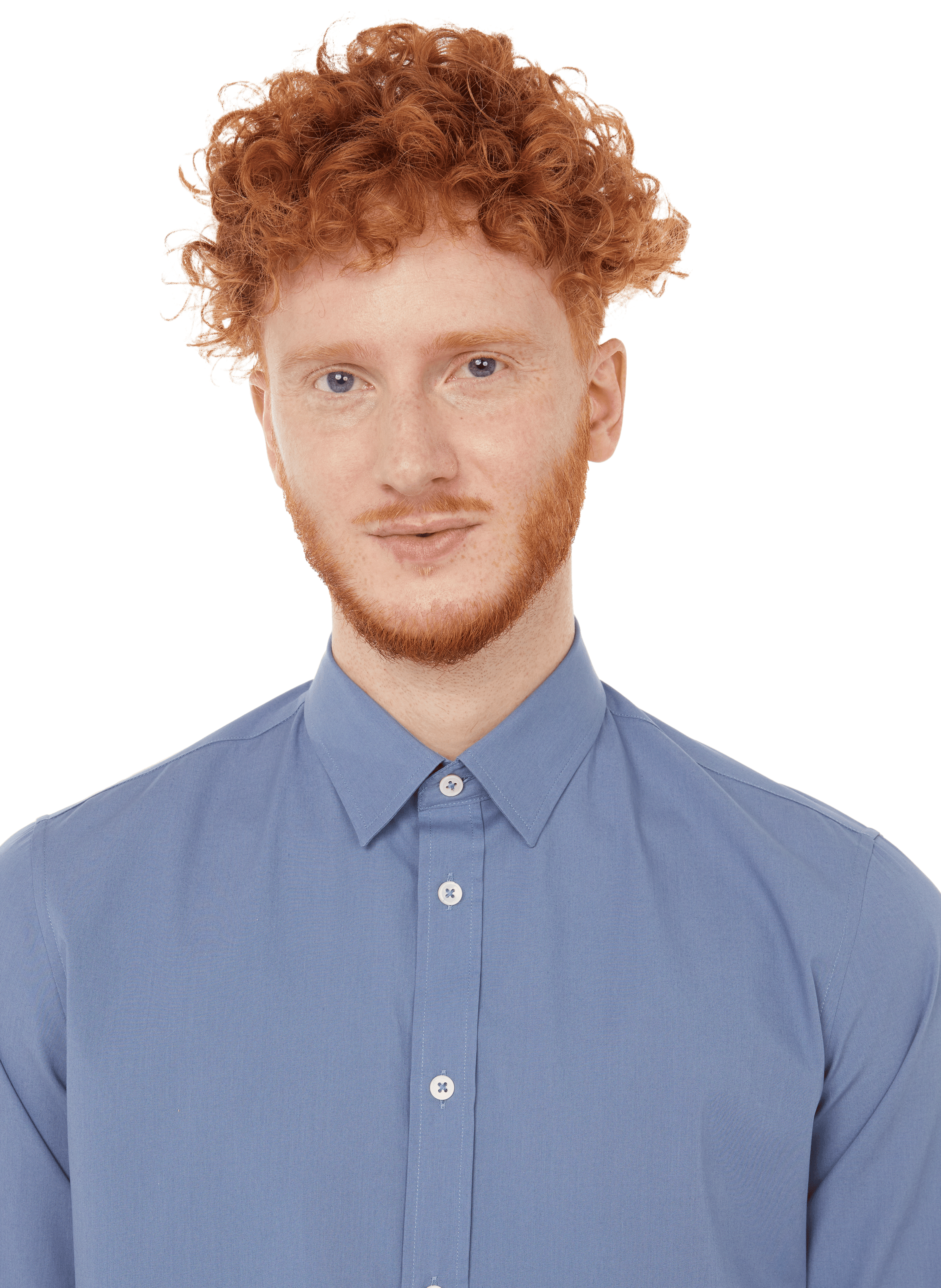 Cotton shirt EDITIONS 102 Blue