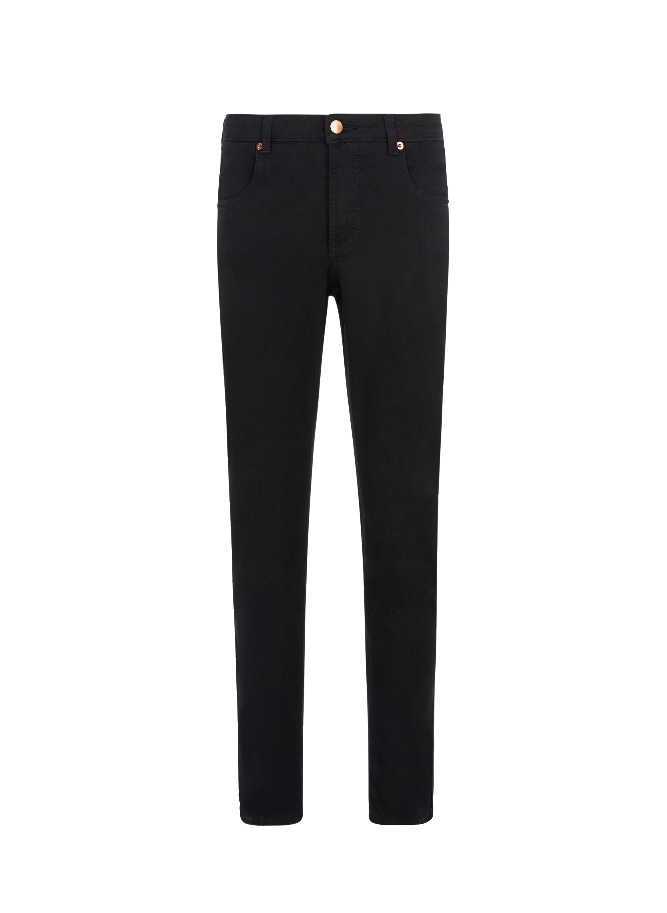 UNIVERSAL STANDARD Seine Mid Rise 27" cotton Jeans Black