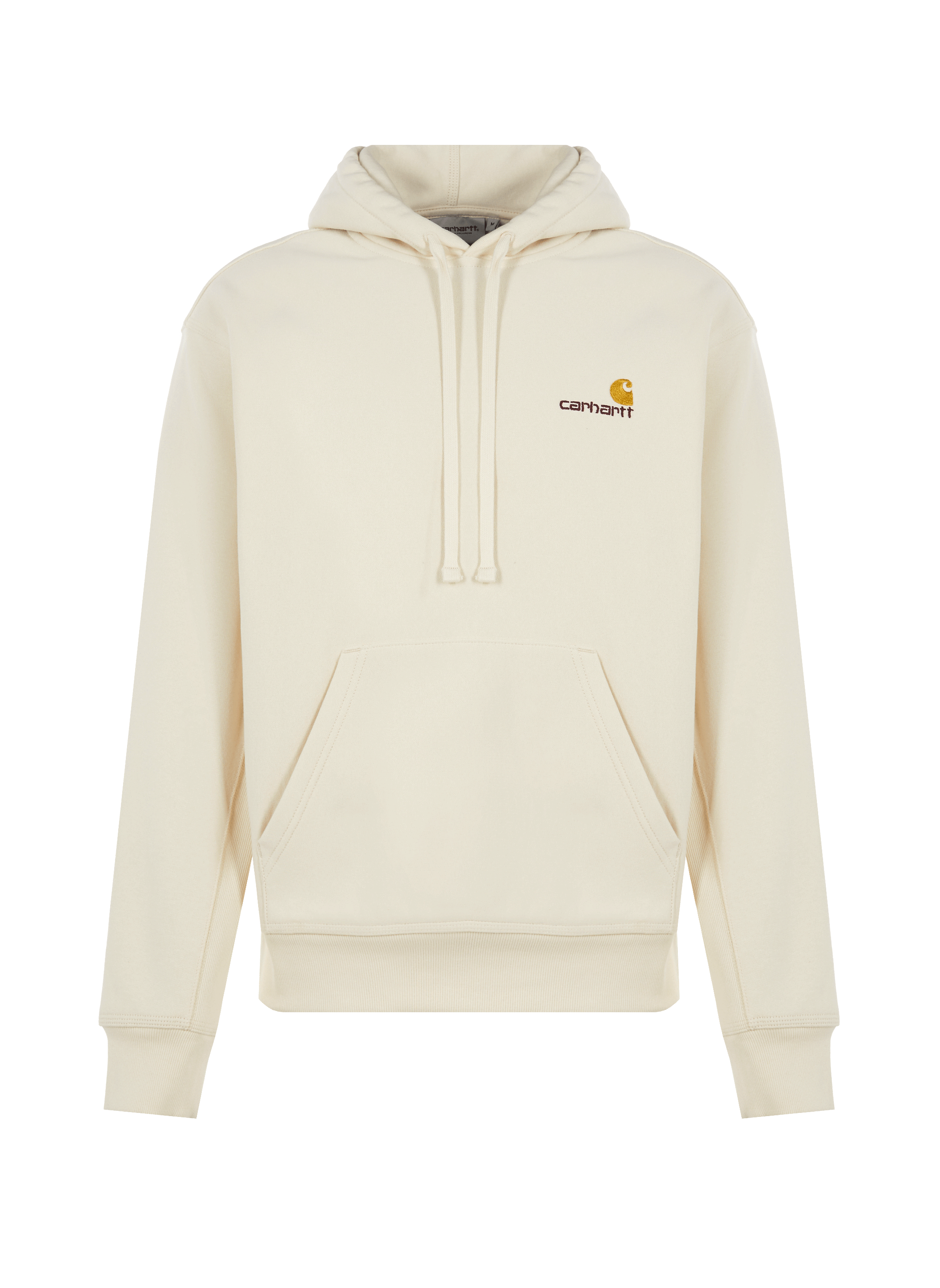 Hoodie American Script en coton mélangé CARHARTT WIP Beige