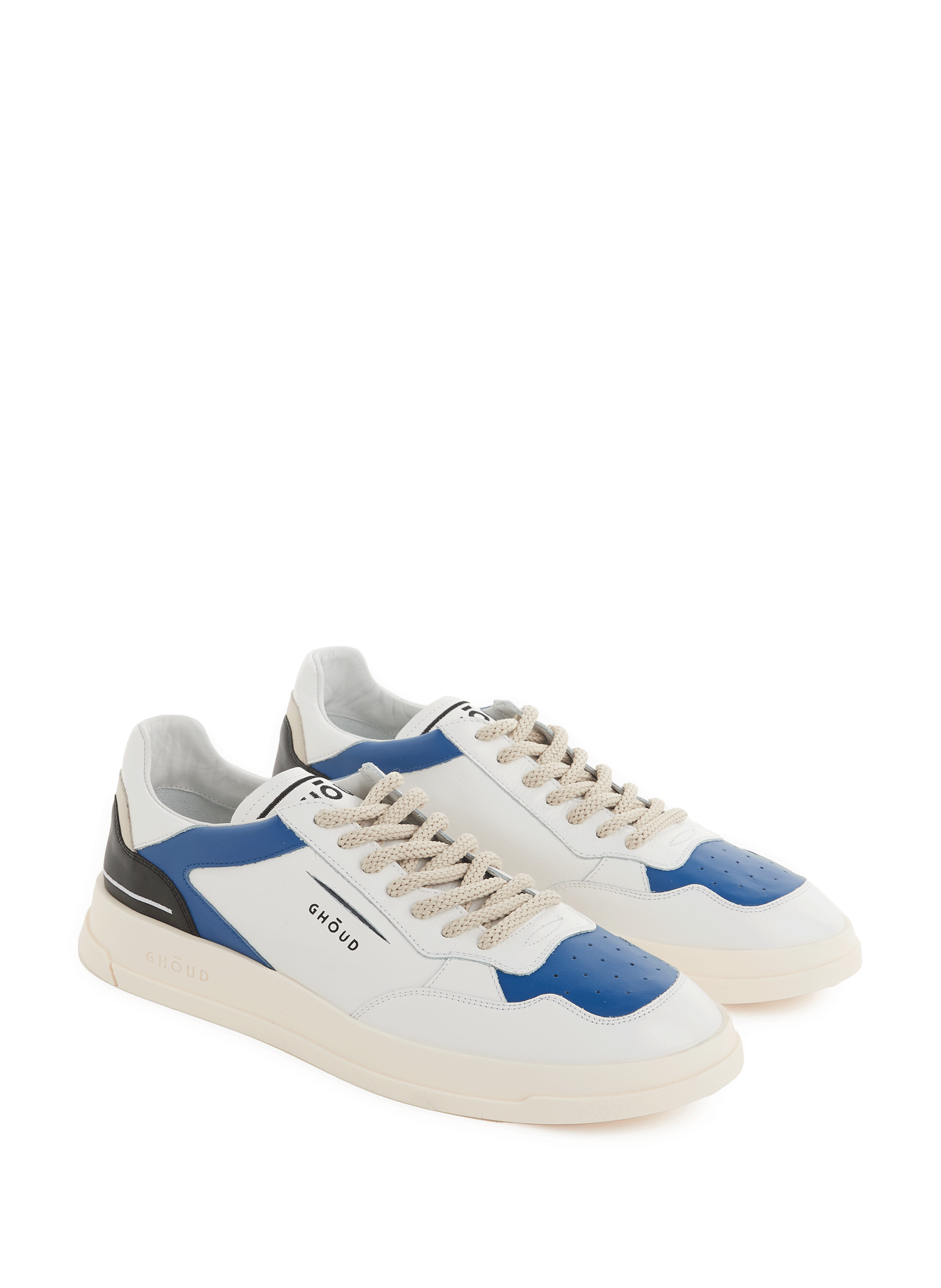 Baskets basses en cuir