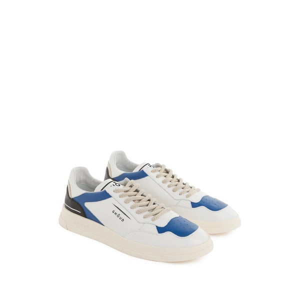 Baskets basses en cuir