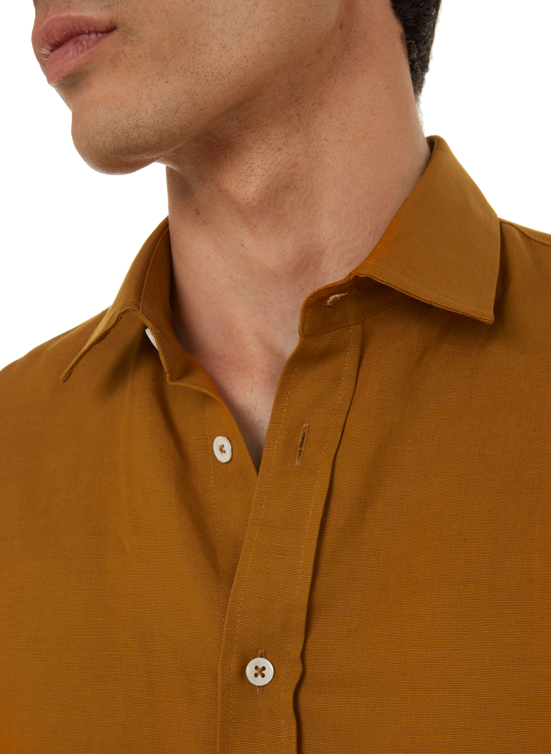 Bara linen and lyocell shirt EDITIONS 102 Brown
