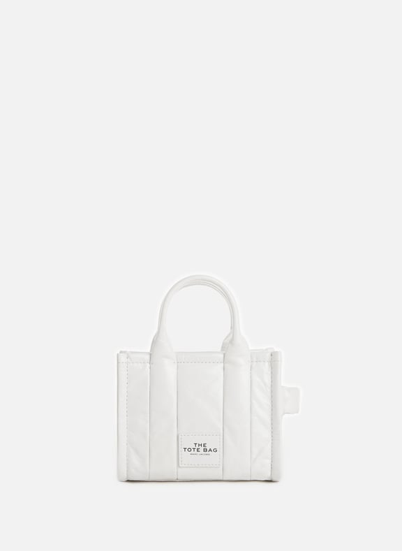 Sac The Micro Tote en cuir Blanc by MARC JACOBS MARC JACOBS Sac The Micro Tote en cuir Blanc