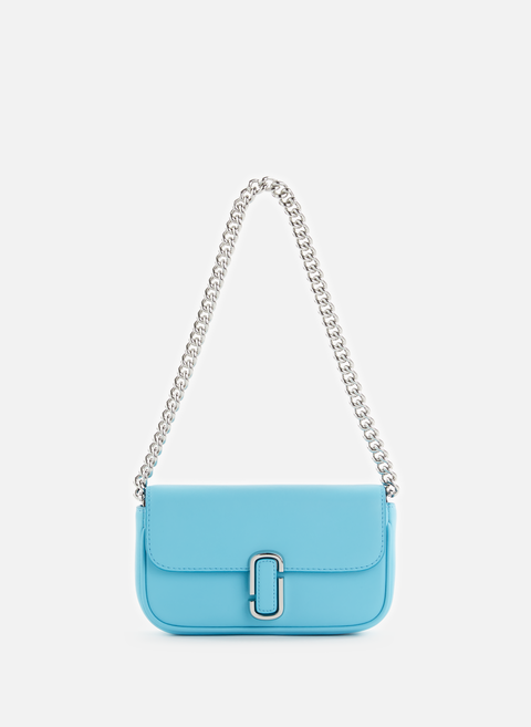 The Mini Shoulder bag in leather BlueMARC JACOBS 
