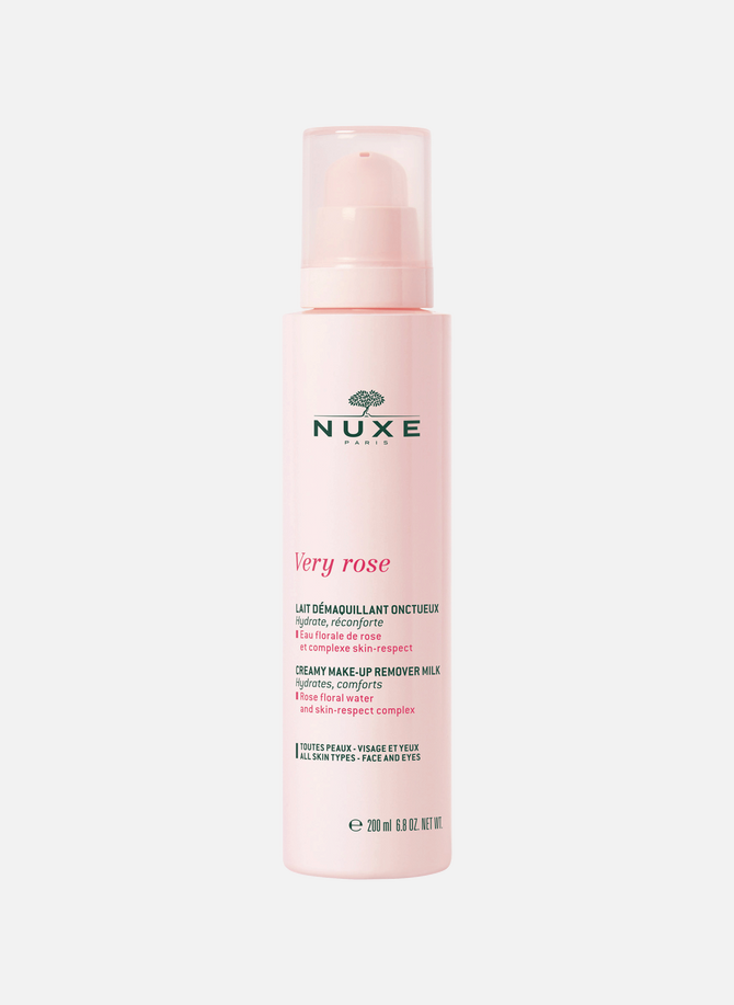 Creamy make-up remover milk - very rose NUXE