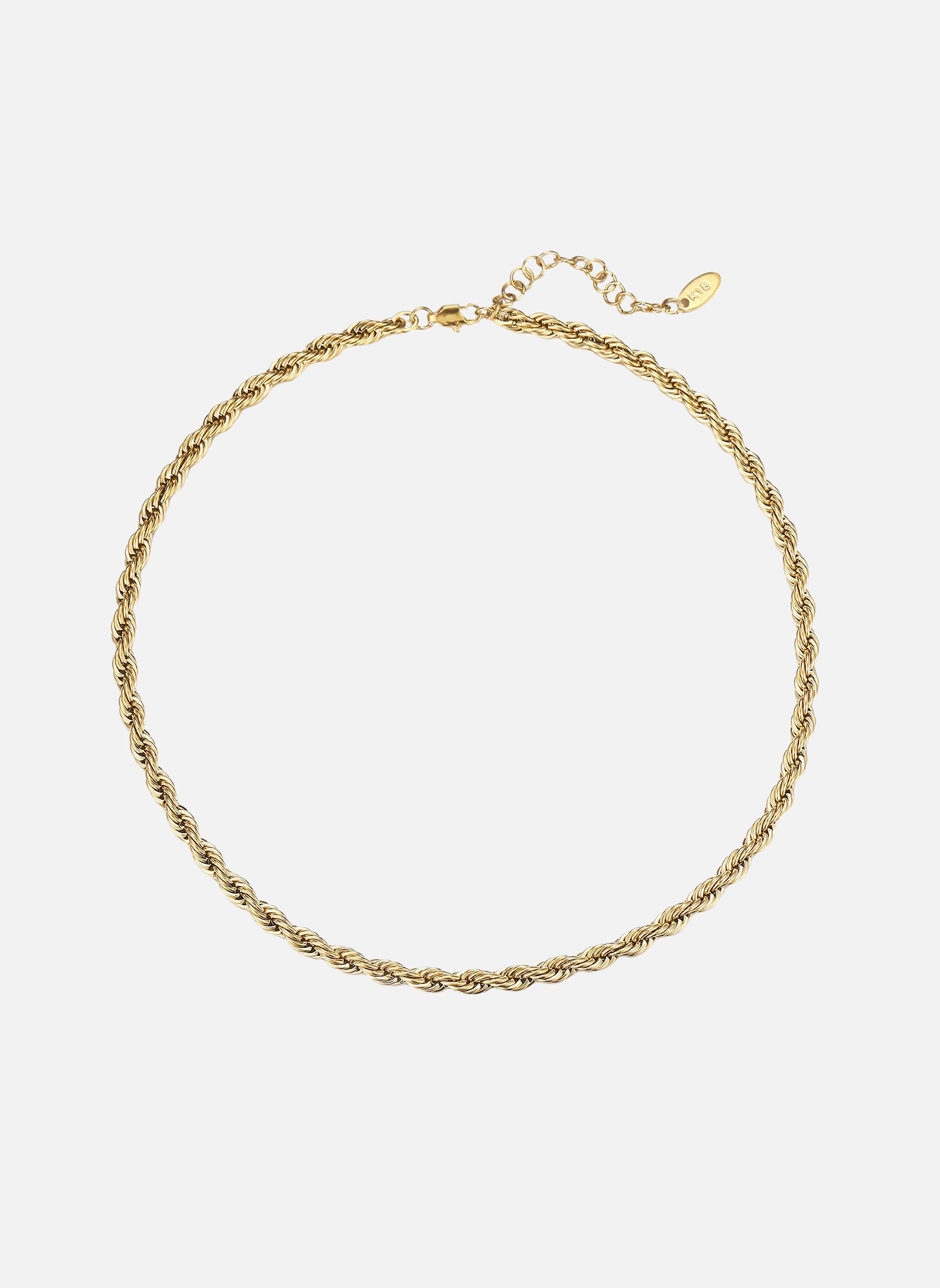 Collier chaîne en acier chirurgical yvette HIPANEMA Doré