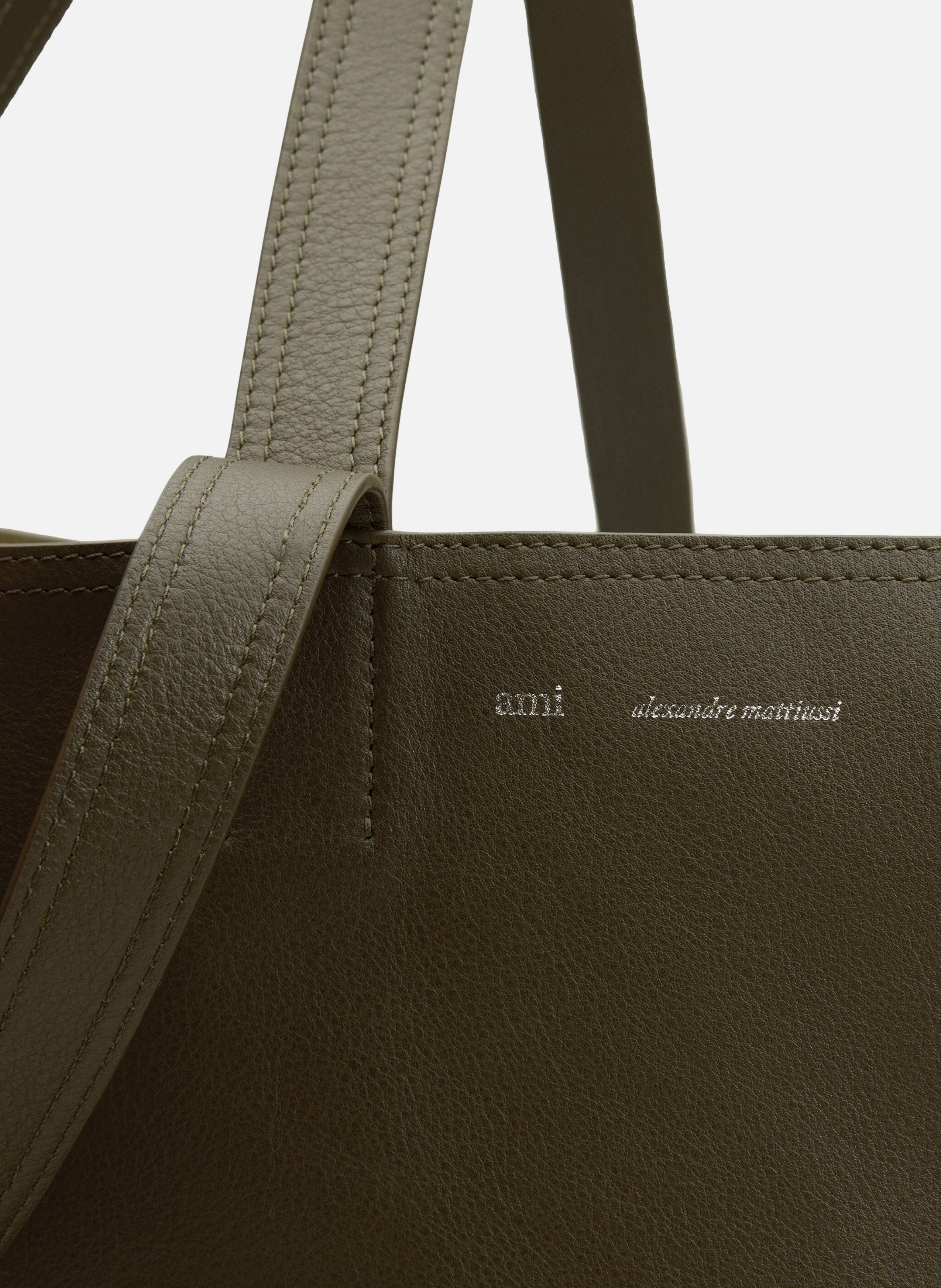 Maxi cabas midi unisexe AMI PARIS Vert